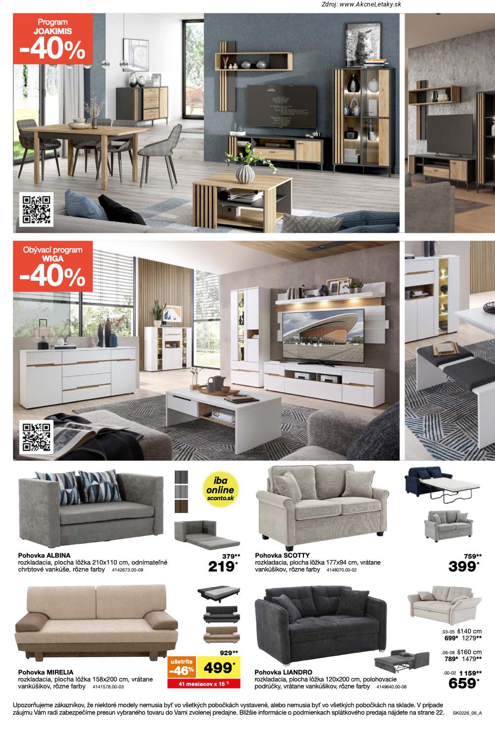 Page 6 of Aktuálny sconto-nabytok leták platný od stredy 21.01 do 10.02