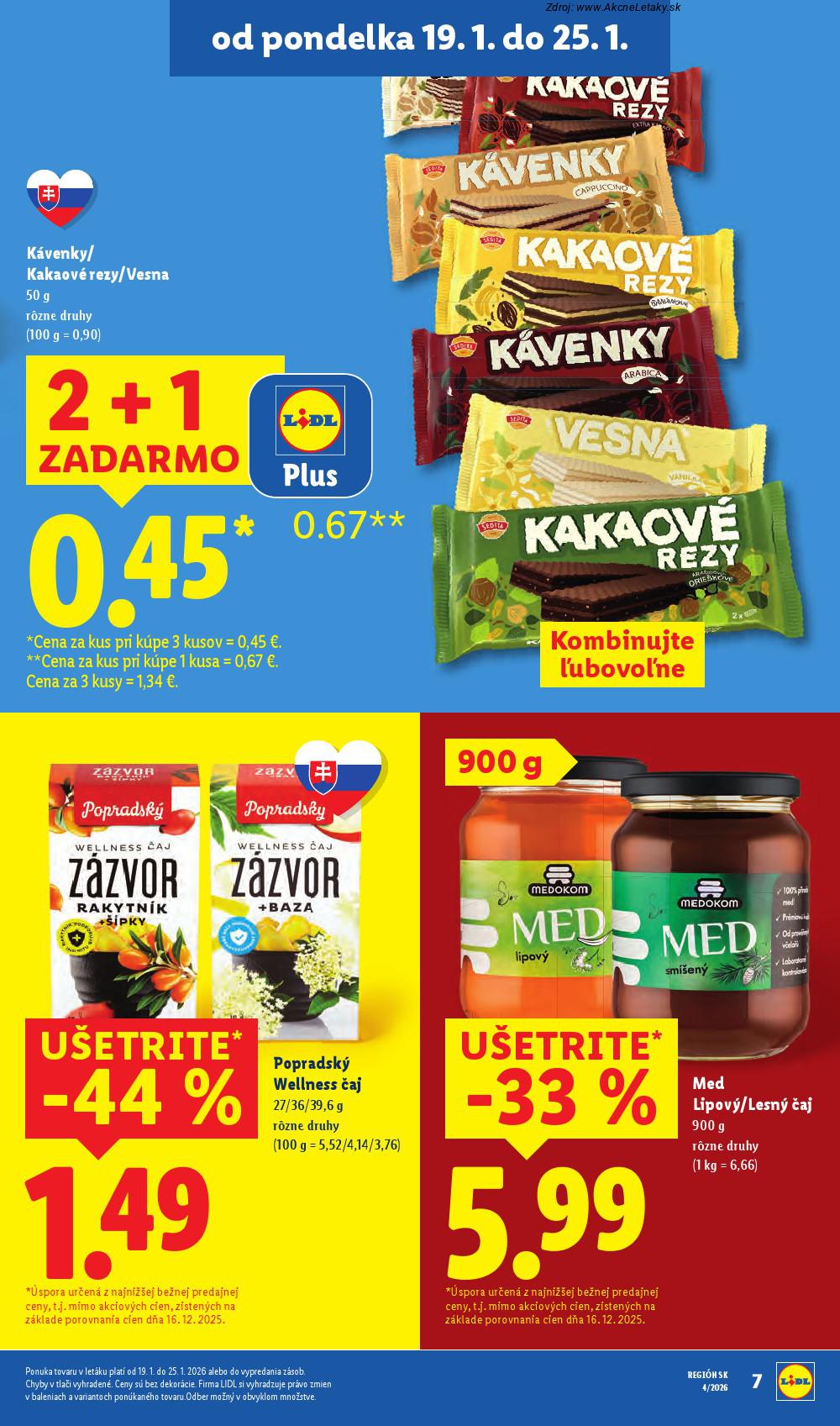 Page 7 of Aktuálny lidl leták platný od pondelka 19.01 do 25.01