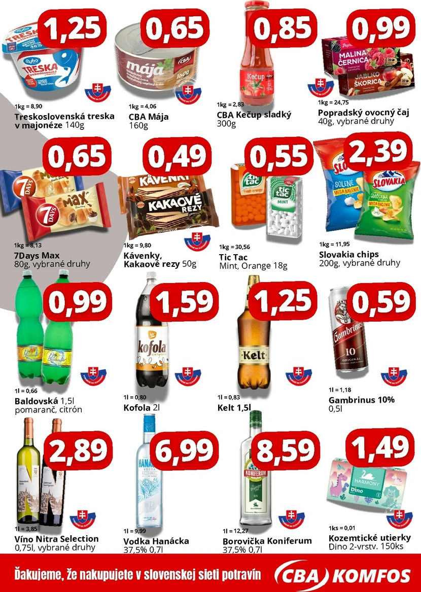 Page 2 of Aktuálny cba leták platný od štvrtka 08.01 do 21.01