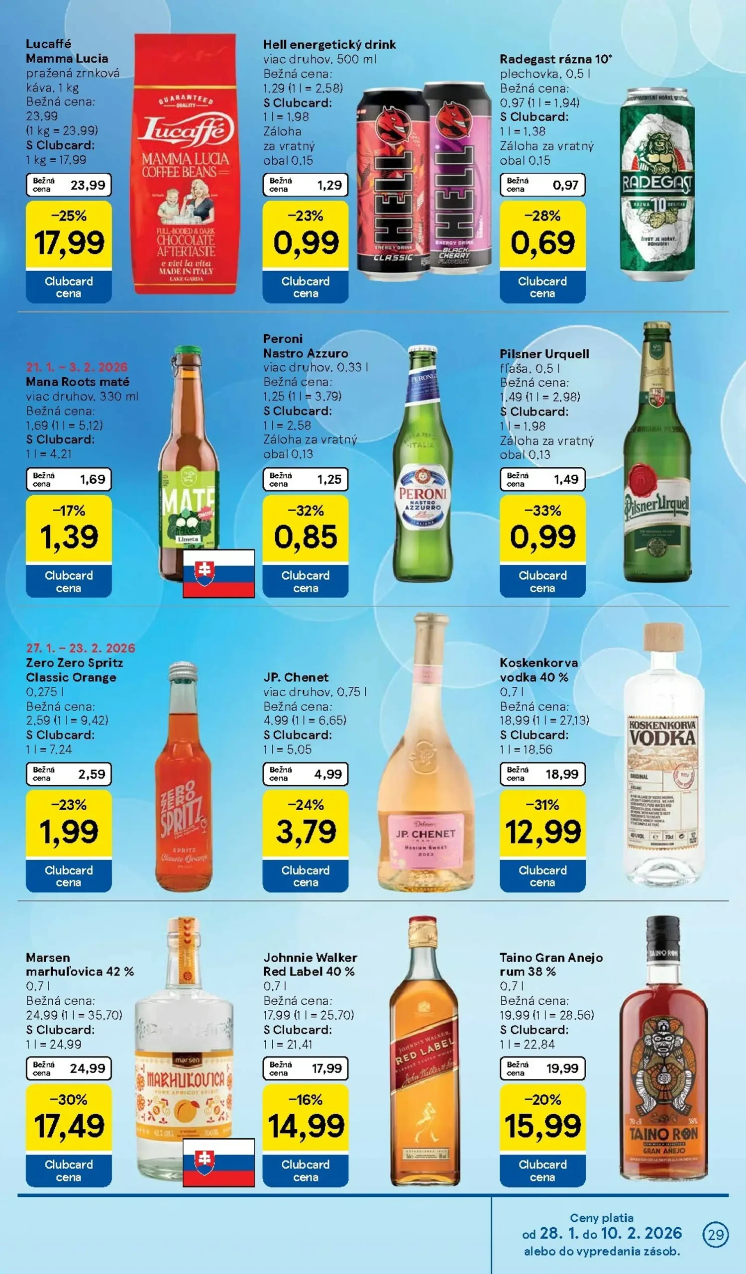 Page 29 of Aktuálny tesco leták platný od stredy 28.01 do 03.02