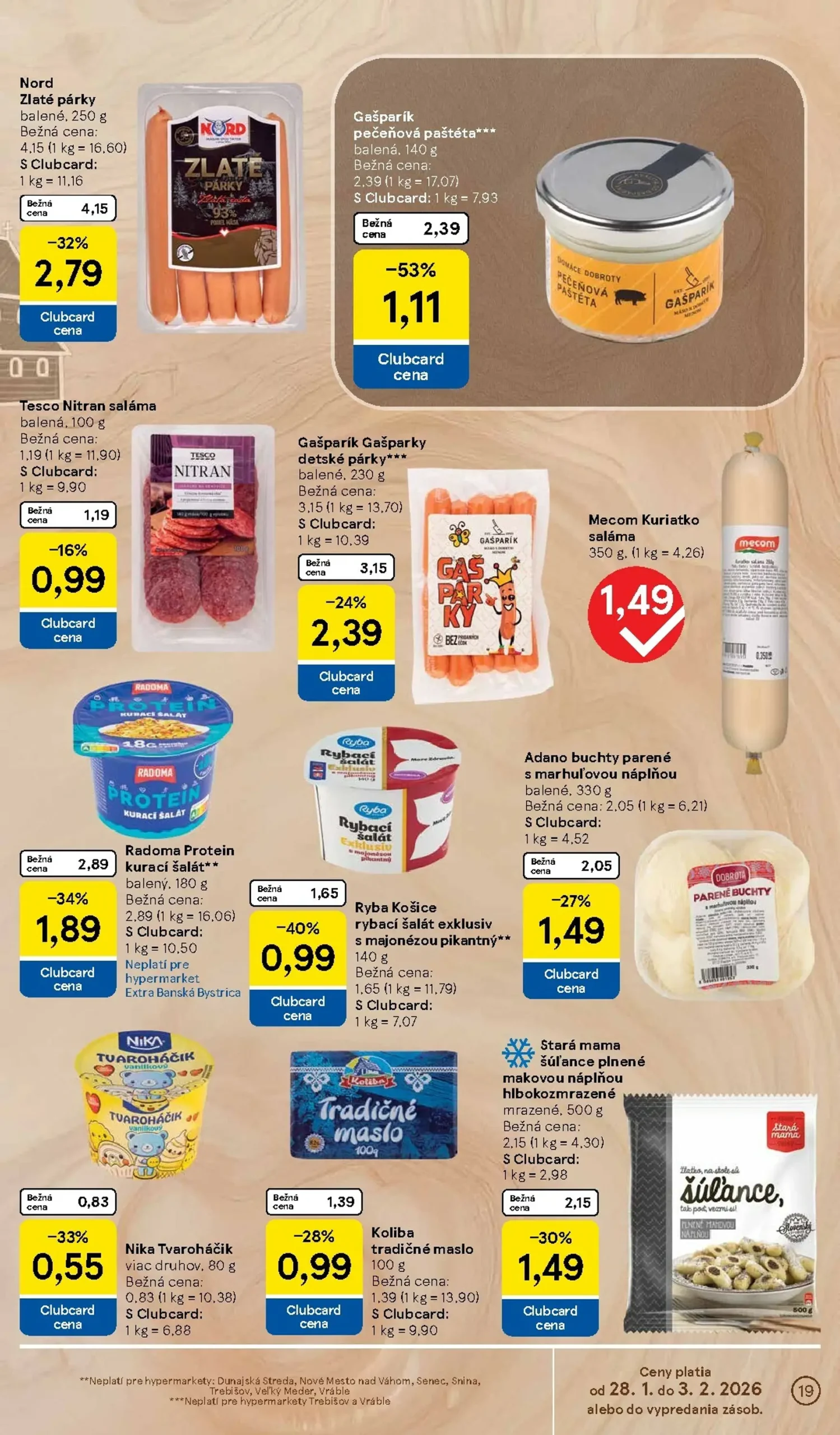Page 19 of Aktuálny tesco leták platný od stredy 28.01 do 03.02