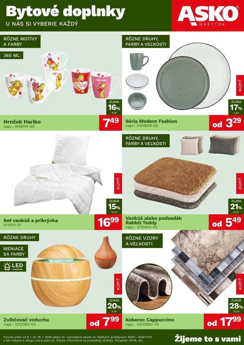 Aktuálny asko-nabytok leták platný od štvrtka 08.01 do 28.01