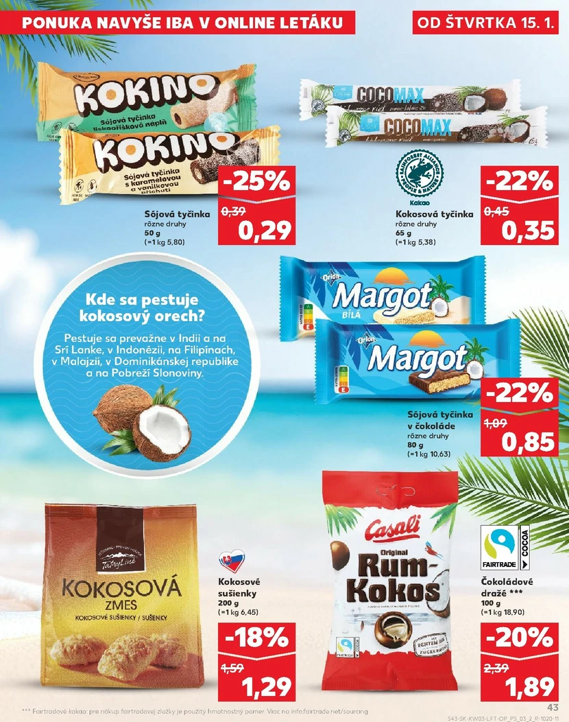 Page 43 of Aktuálny kaufland leták platný od štvrtka 15.01 do 21.01