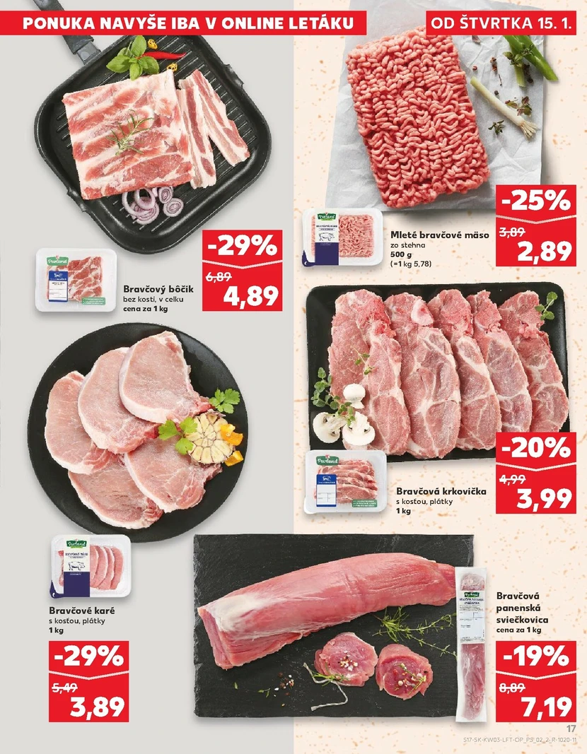 Page 17 of Aktuálny kaufland leták platný od štvrtka 15.01 do 21.01
