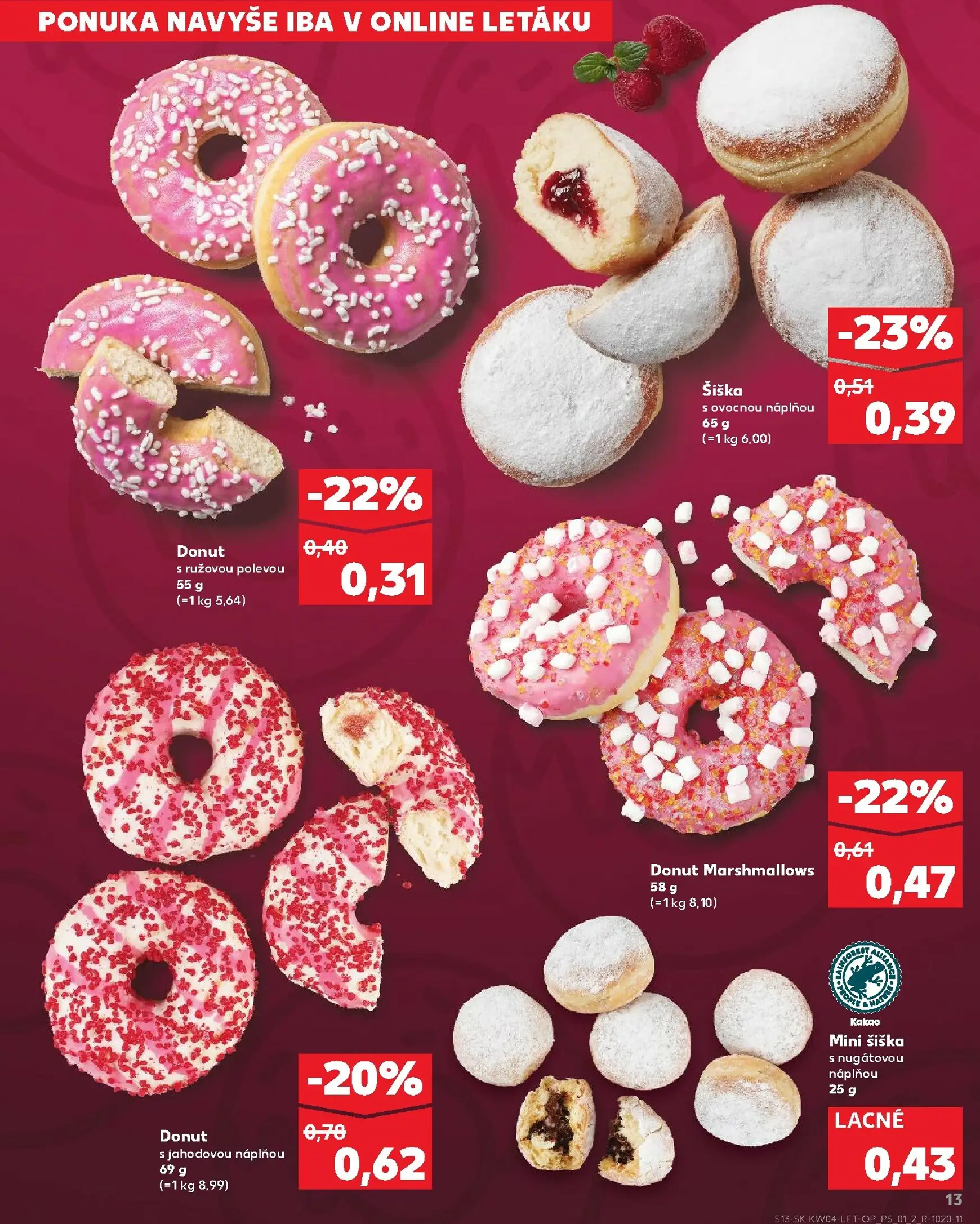 Page 13 of Aktuálny kaufland leták platný od štvrtka 22.01 do 28.01