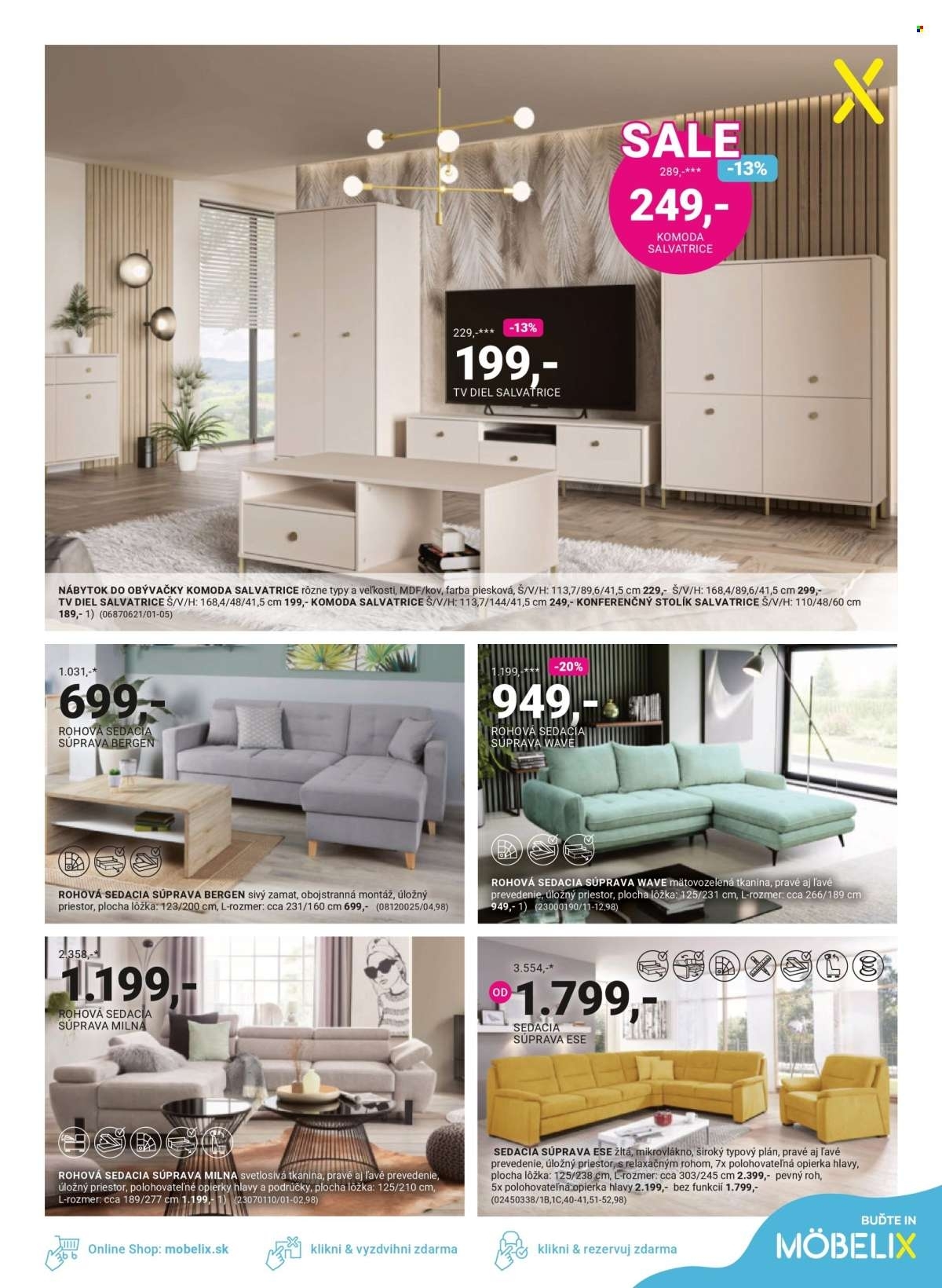 Page 7 of Aktuálny mobelix leták platný od pondelka 12.01 do 08.02