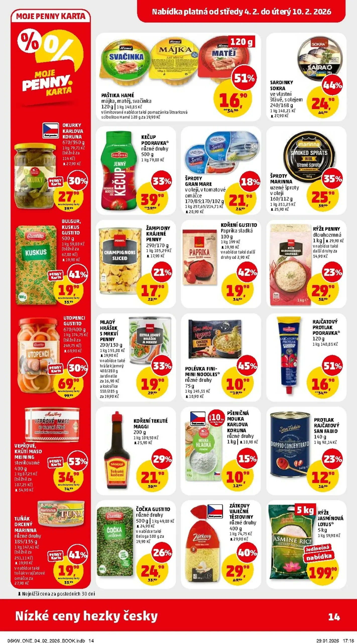 Page 14 of Aktuálny penny-cesko leták platný od stredy 04.02 do 10.02