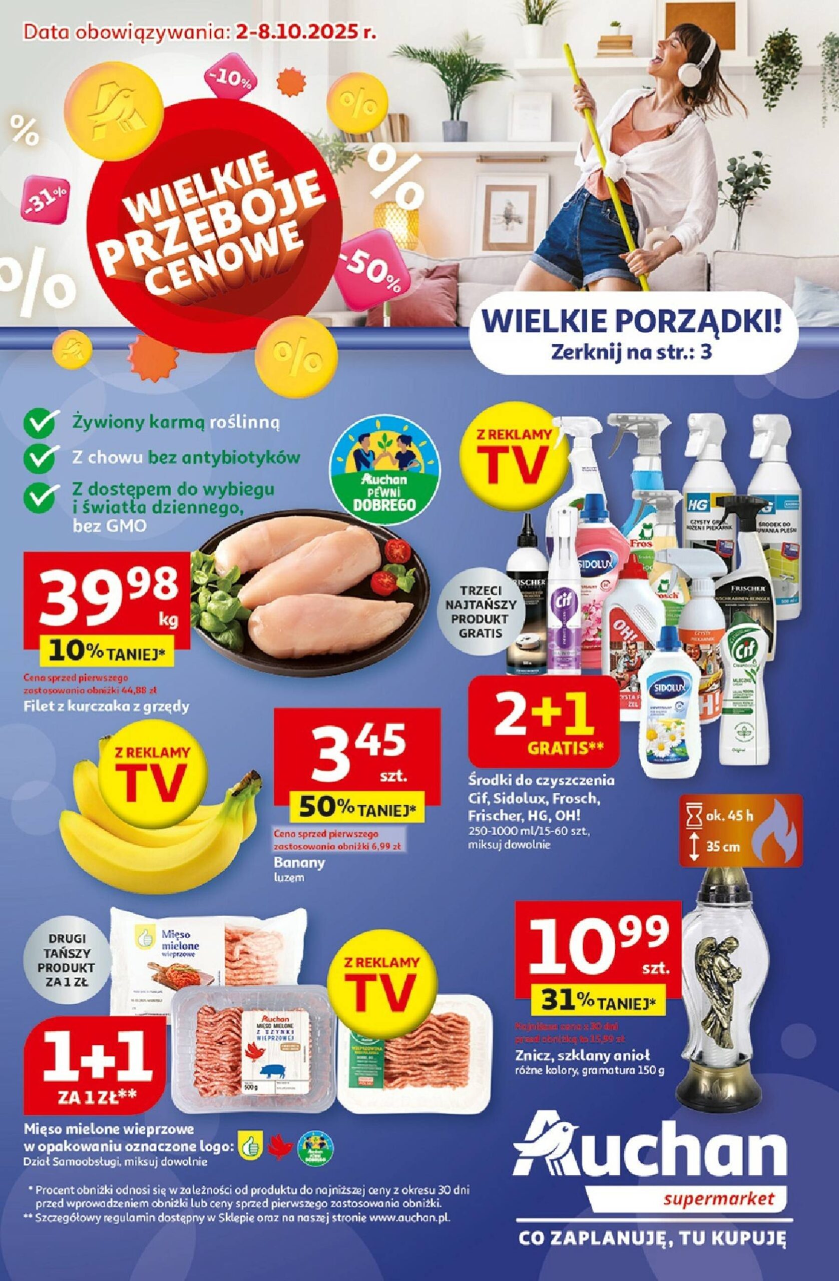 Page 1 of Aktuálny auchan-polsko leták platný od štvrtka 02.10 do 08.10