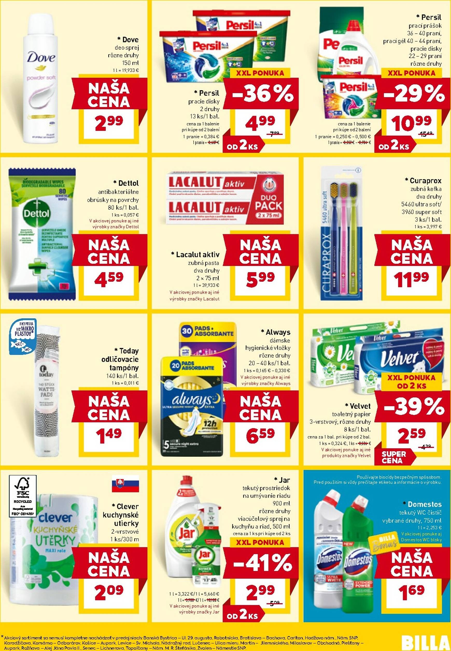 Page 19 of Aktuálny billa leták platný od stredy 08.10 do 14.10