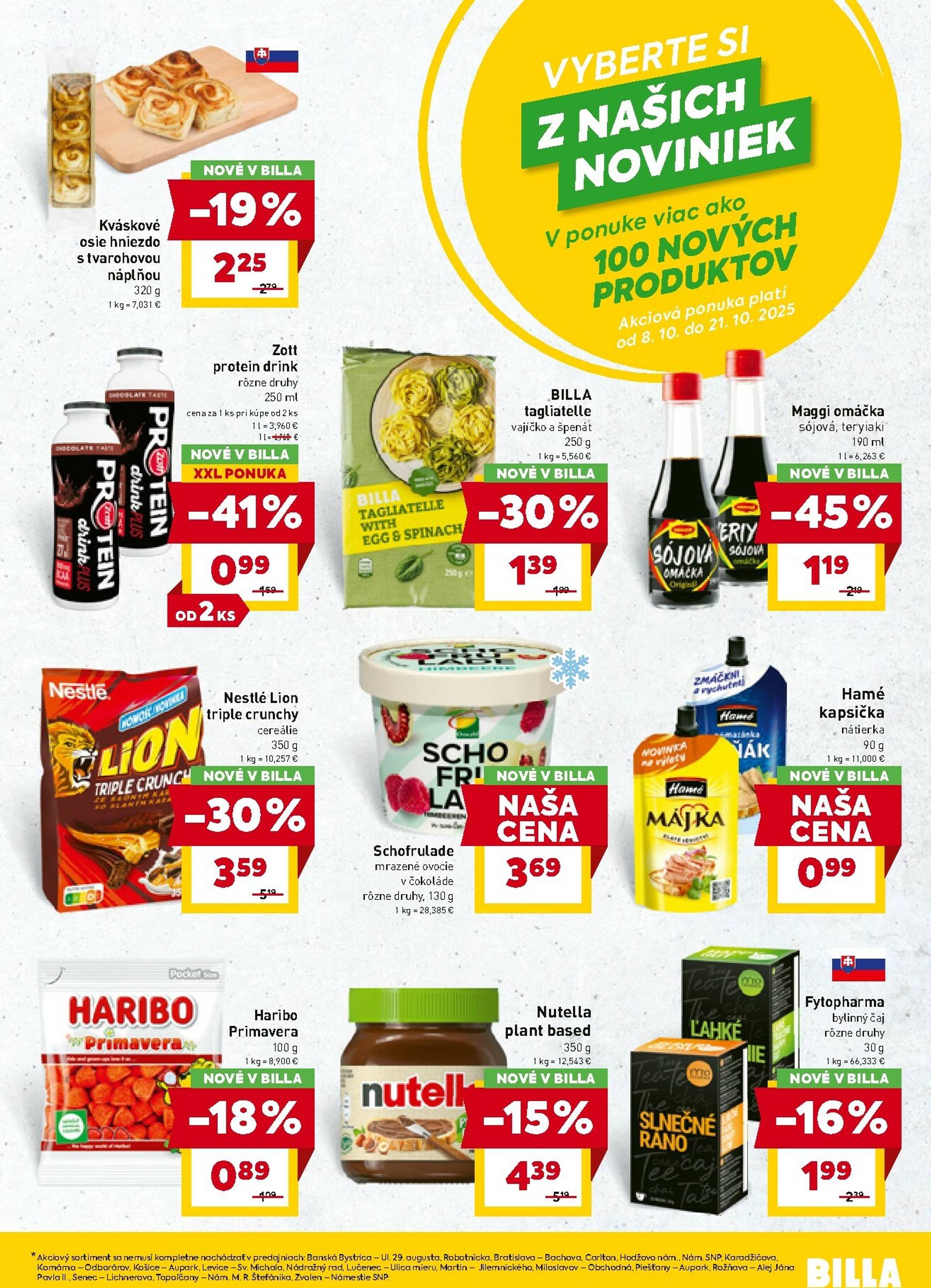 Page 11 of Aktuálny billa leták platný od stredy 08.10 do 14.10