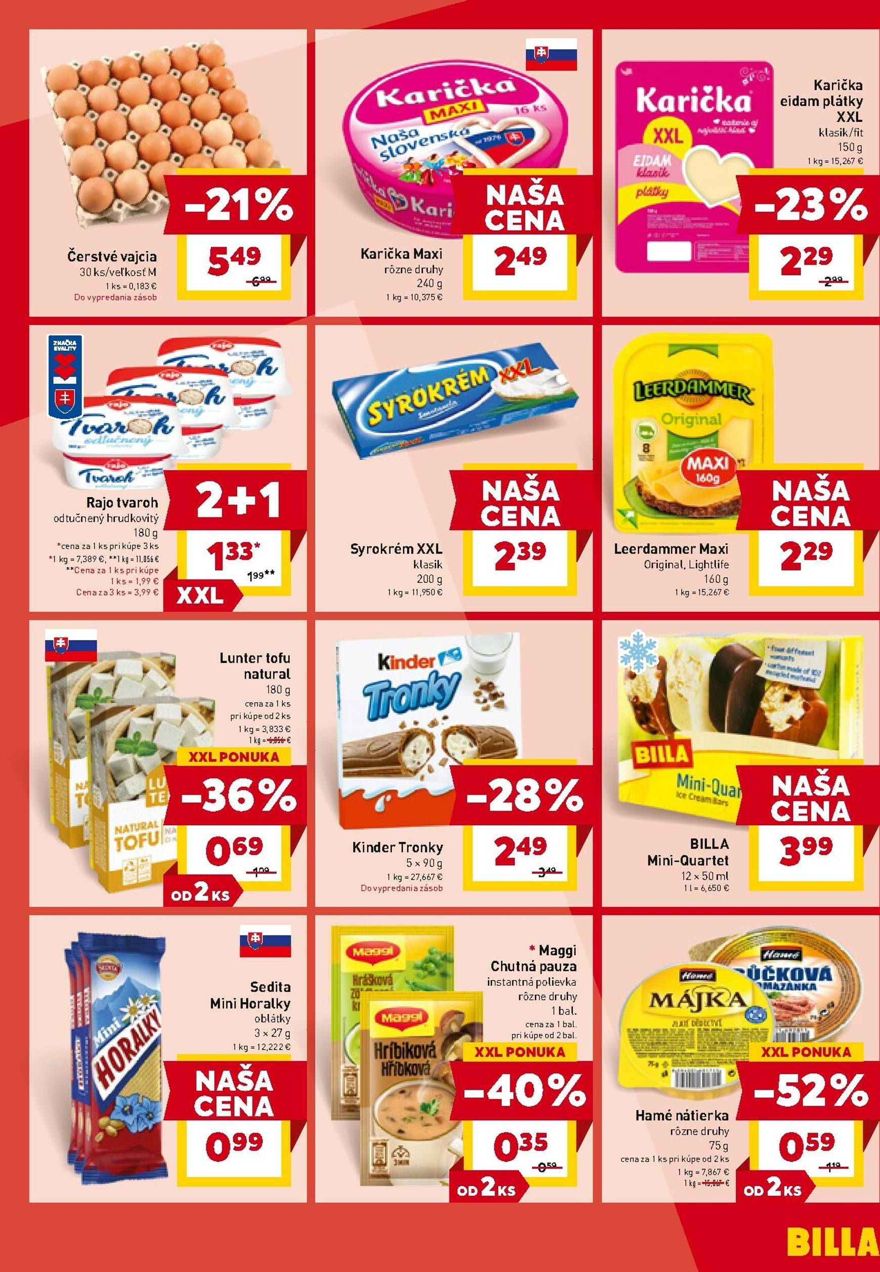 Page 9 of Aktuálny billa leták platný od stredy 08.10 do 14.10