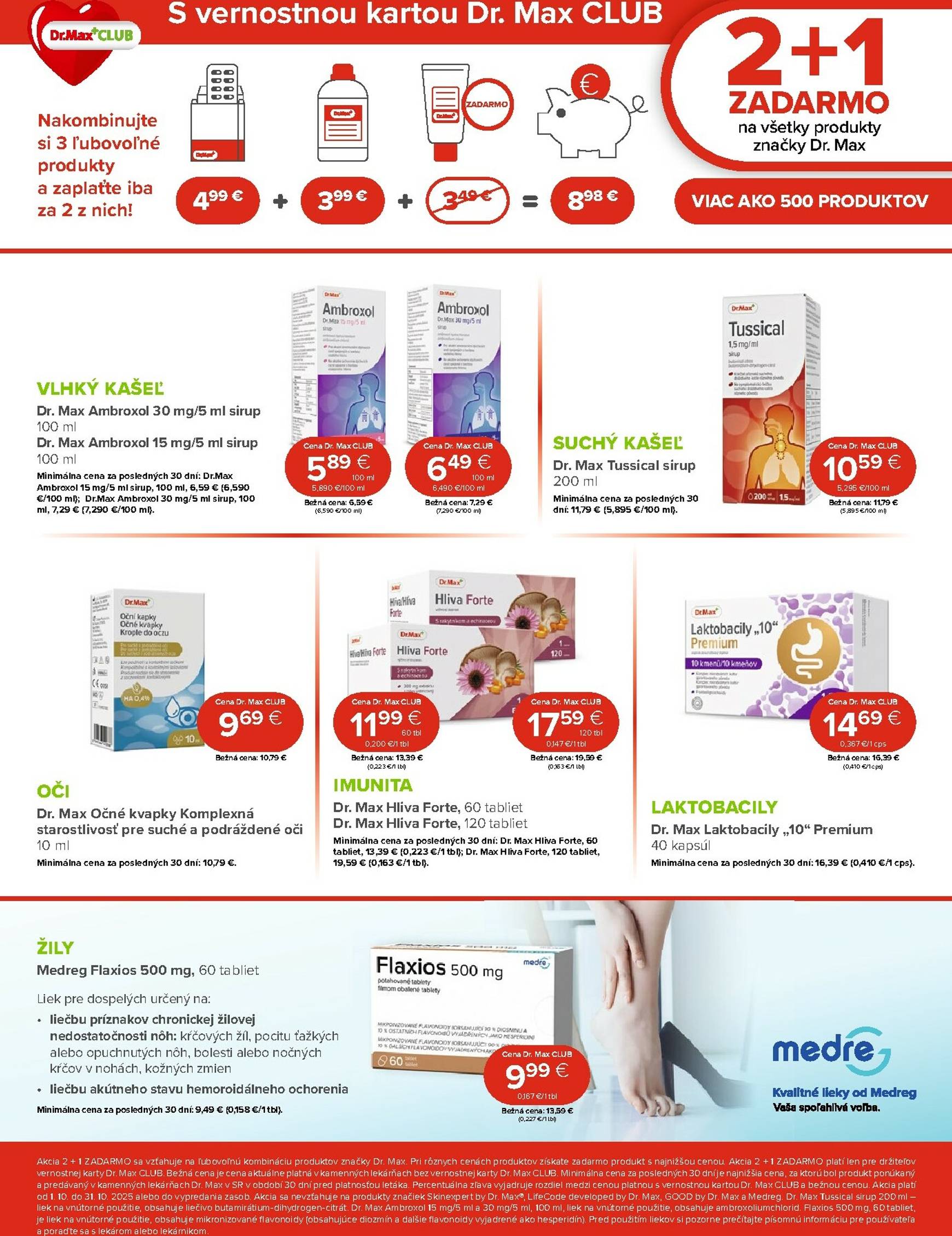 Page 12 of Aktuálny dr-max leták platný od stredy 01.10 do 31.10