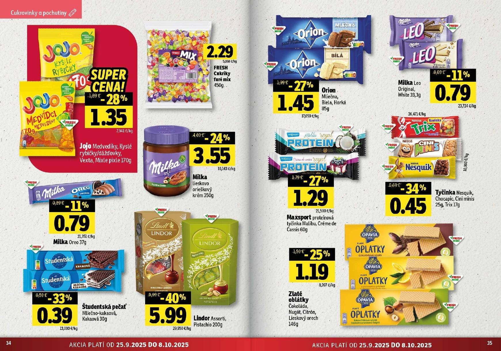 Page 18 of Aktuálny fresh leták platný od štvrtka 25.09 do 08.10