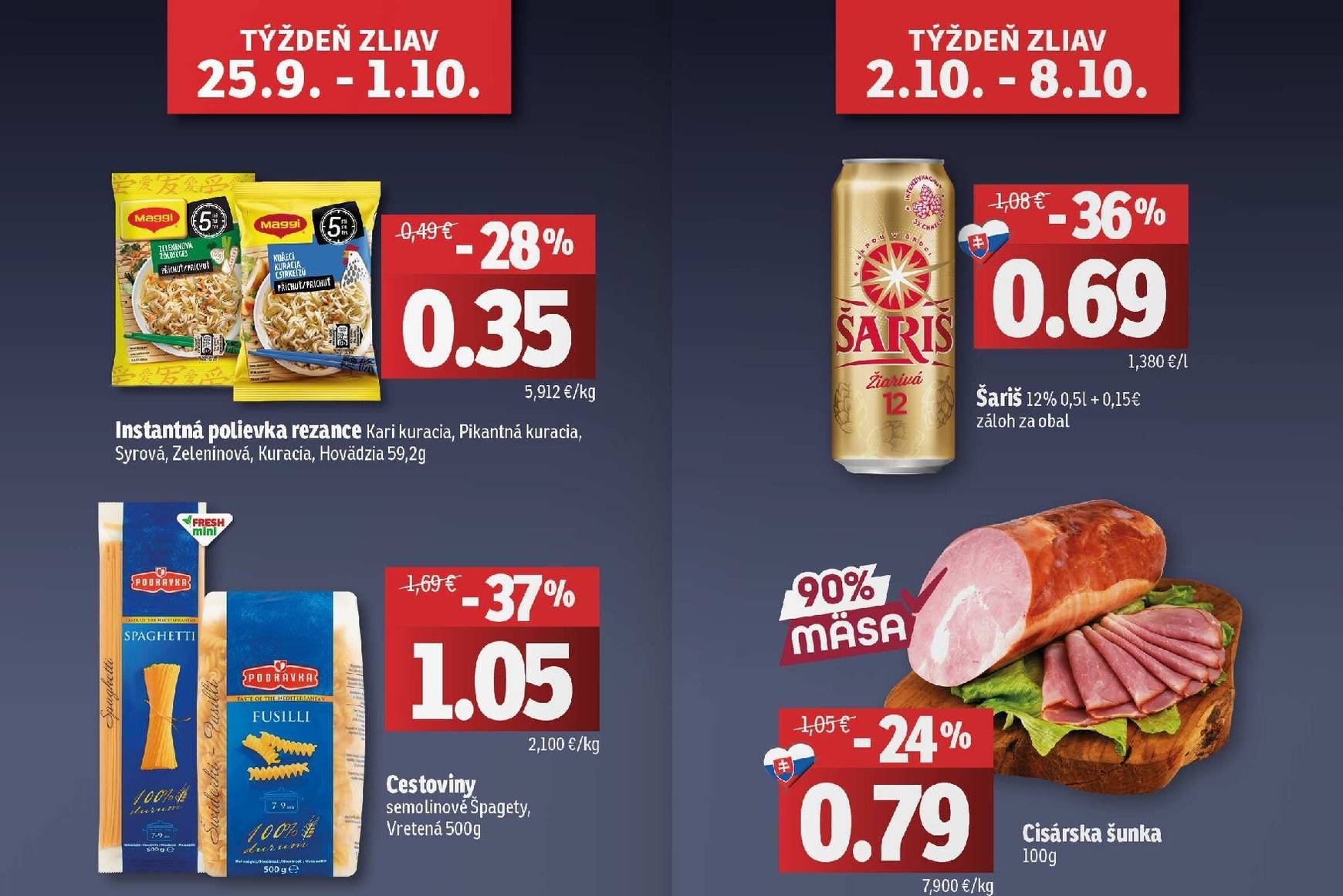 Page 2 of Aktuálny fresh leták platný od štvrtka 25.09 do 08.10