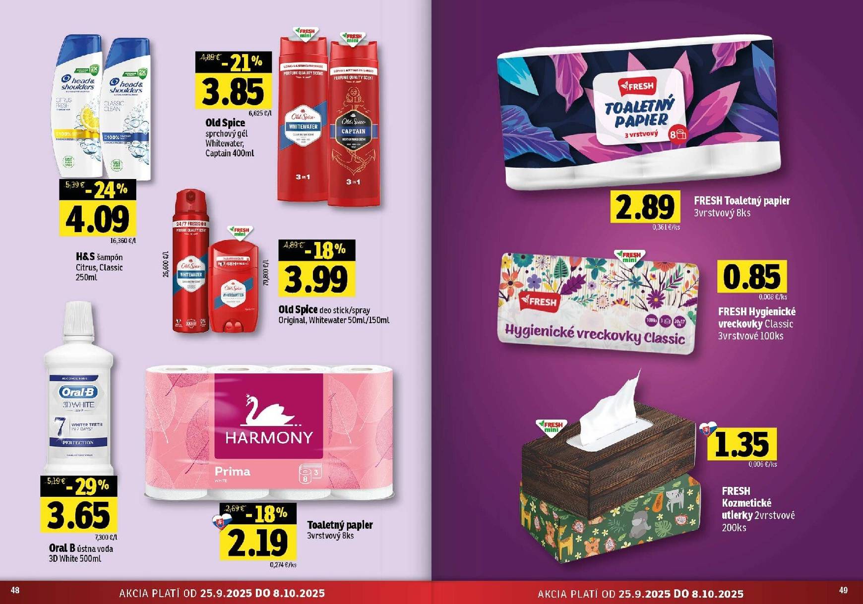 Page 25 of Aktuálny fresh leták platný od štvrtka 25.09 do 08.10