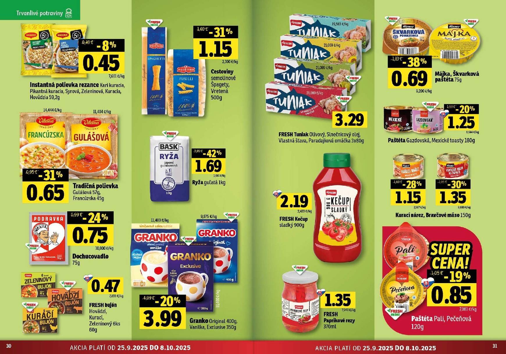 Page 16 of Aktuálny fresh leták platný od štvrtka 25.09 do 08.10