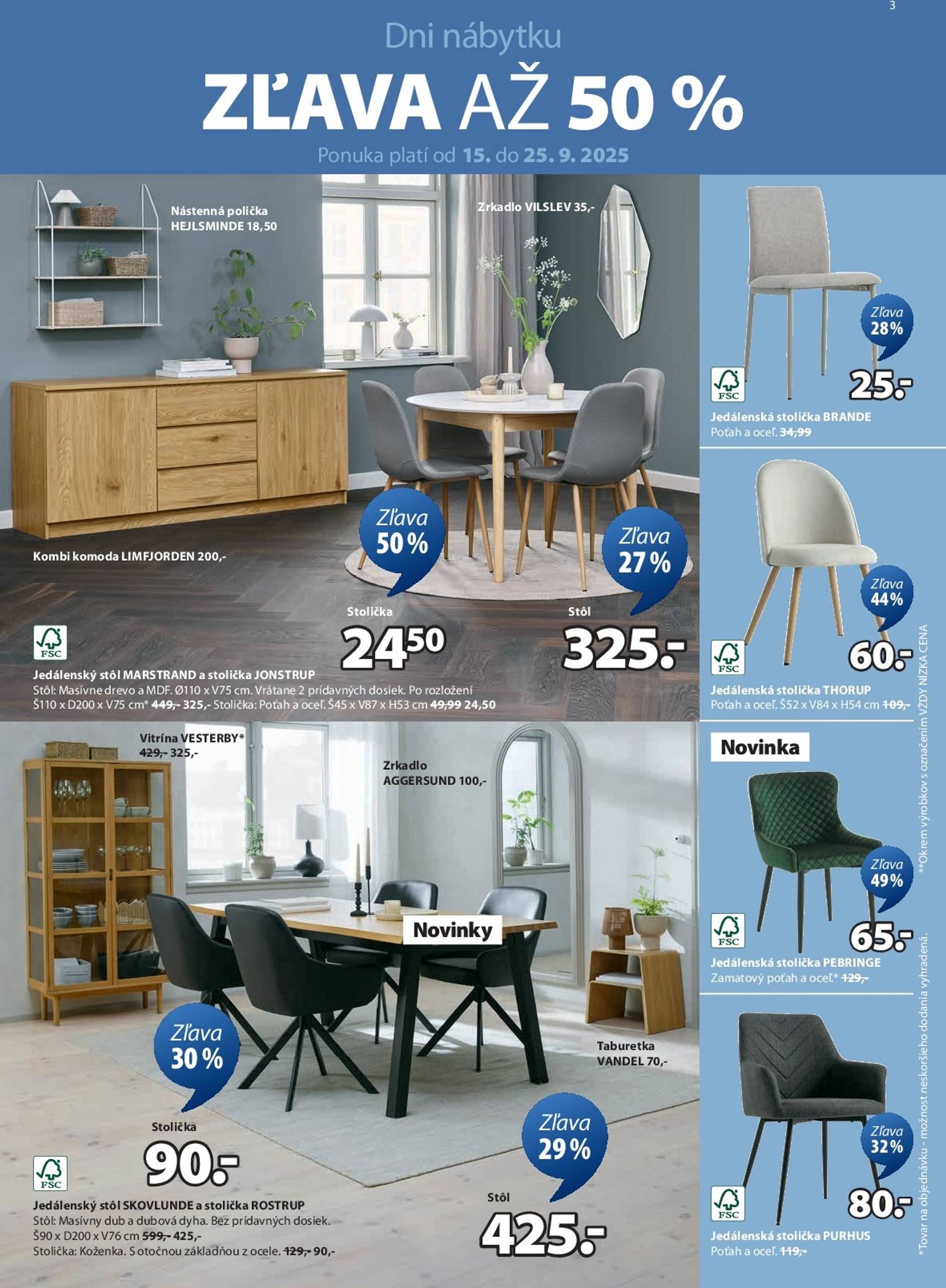 Page 3 of Aktuálny jysk leták platný od pondelka 15.09 do 14.10