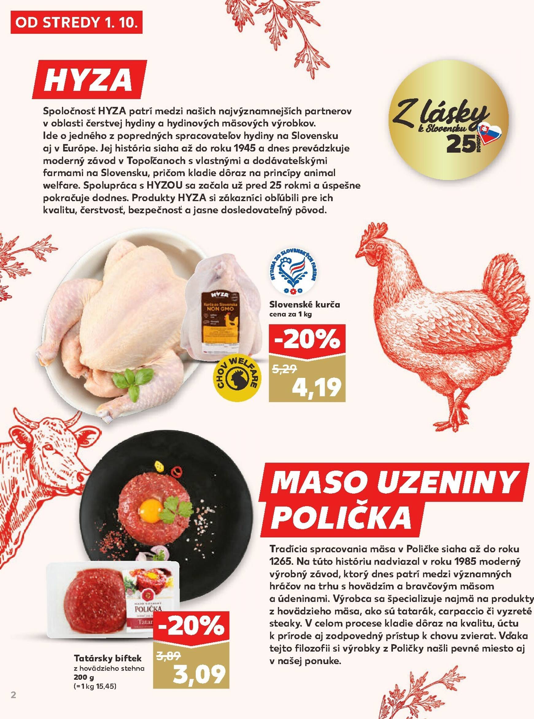 Page 2 of Aktuálny kaufland leták platný od stredy 01.10 do 31.10