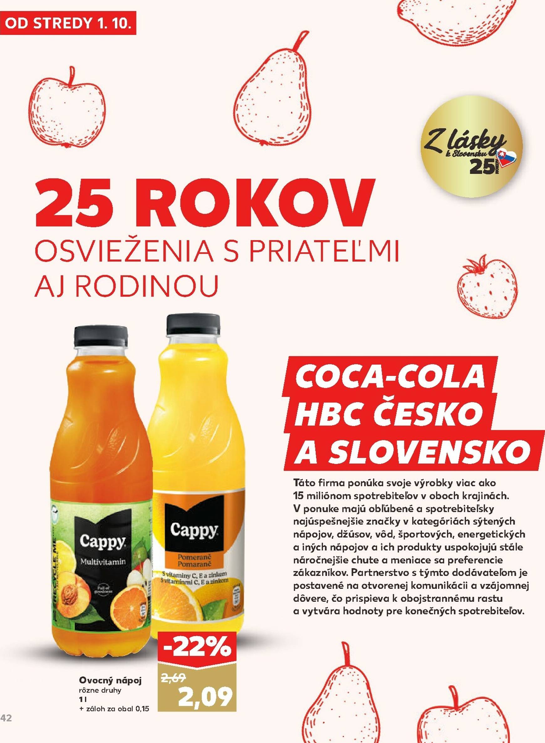 Page 42 of Aktuálny kaufland leták platný od stredy 01.10 do 31.10