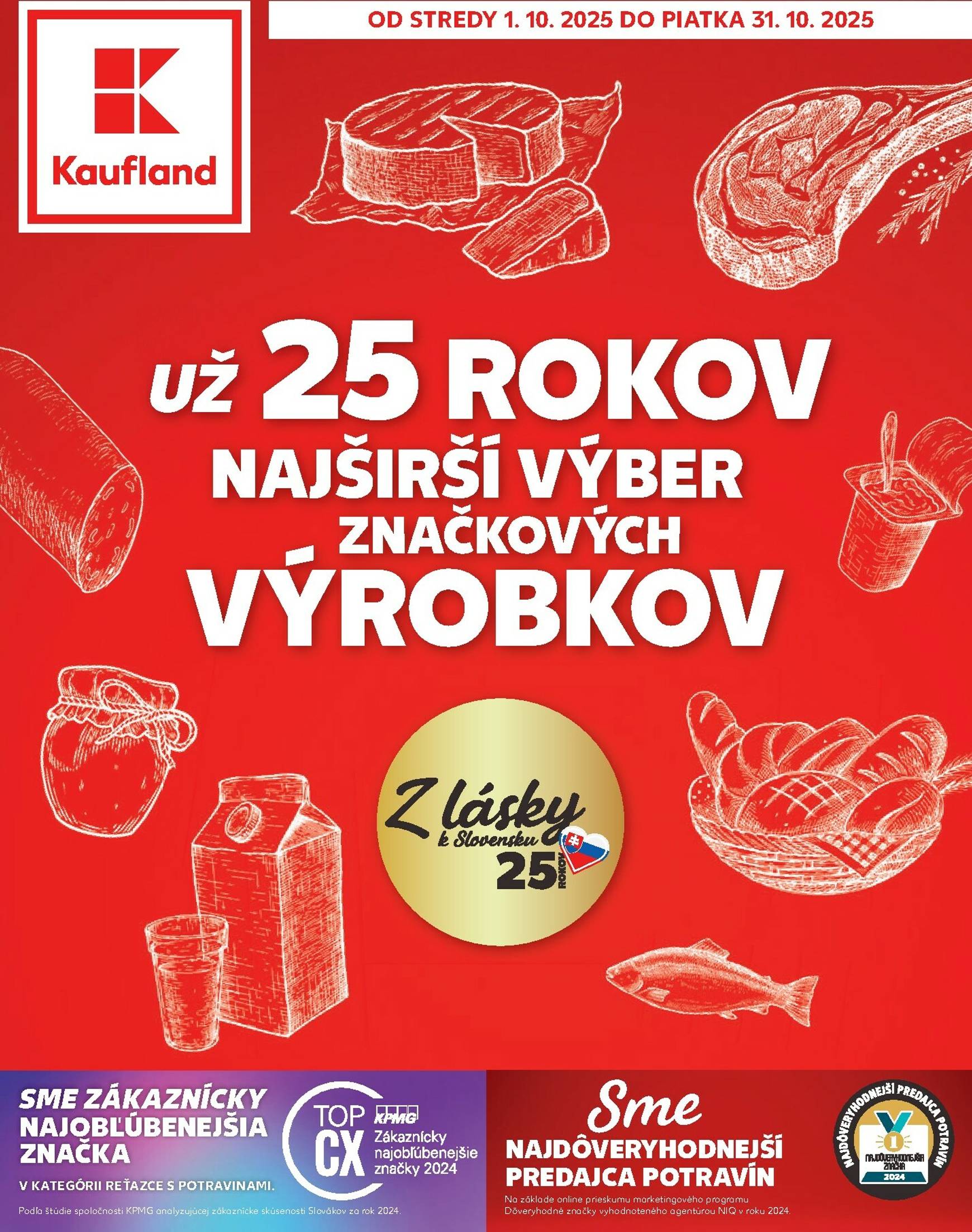 Page 1 of Aktuálny kaufland leták platný od stredy 01.10 do 31.10