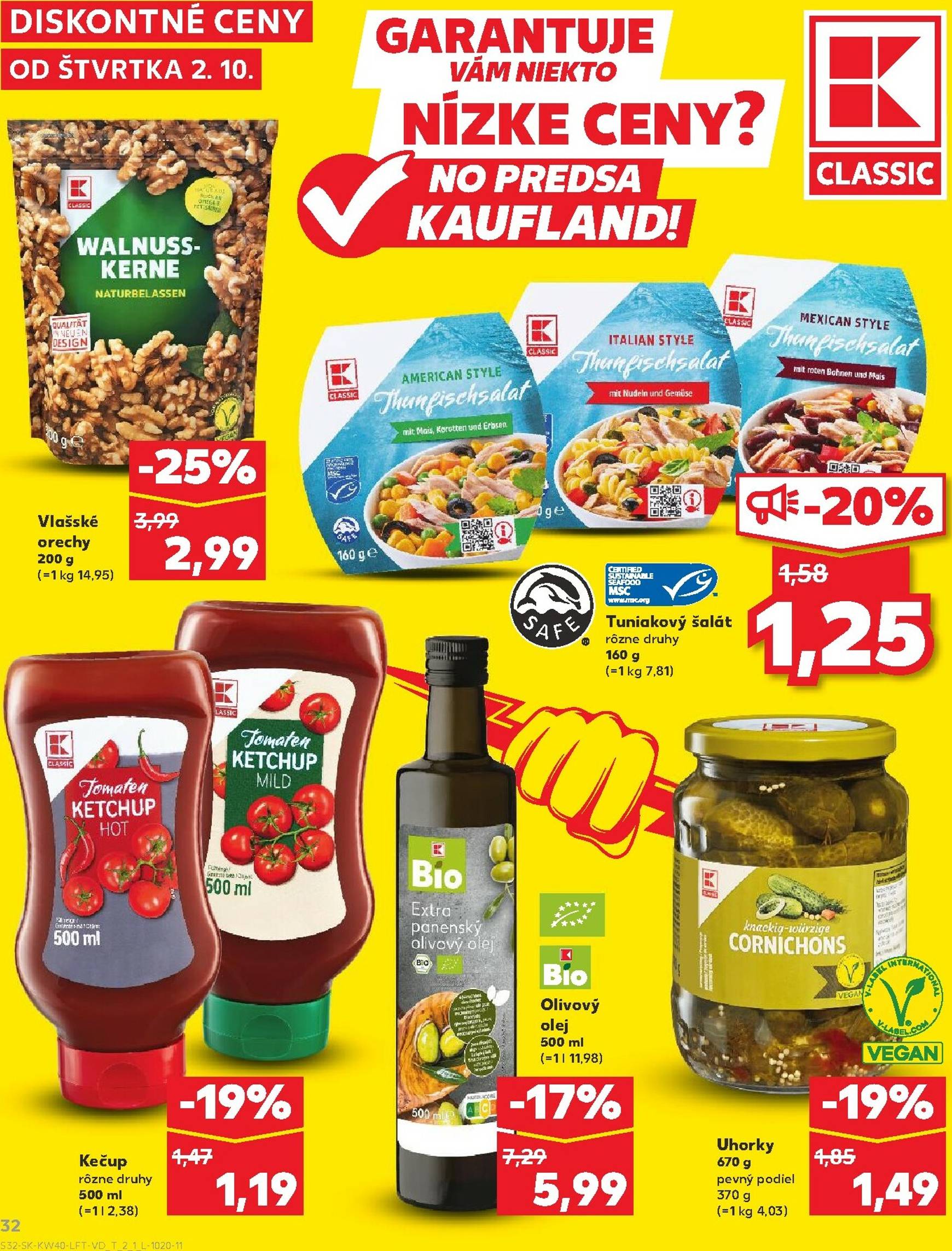 Page 32 of Aktuálny kaufland leták platný od štvrtka 02.10 do 08.10