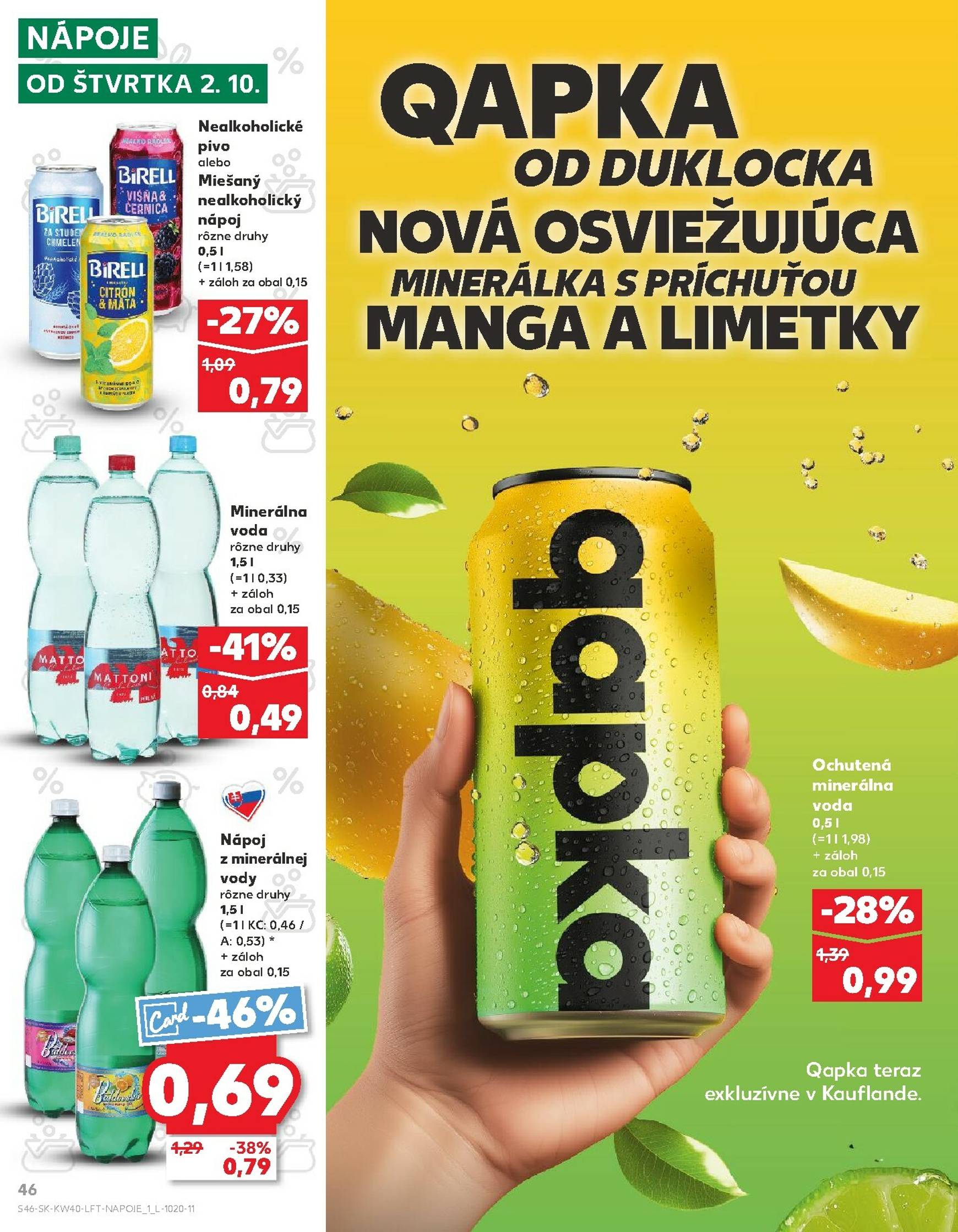 Page 46 of Aktuálny kaufland leták platný od štvrtka 02.10 do 08.10