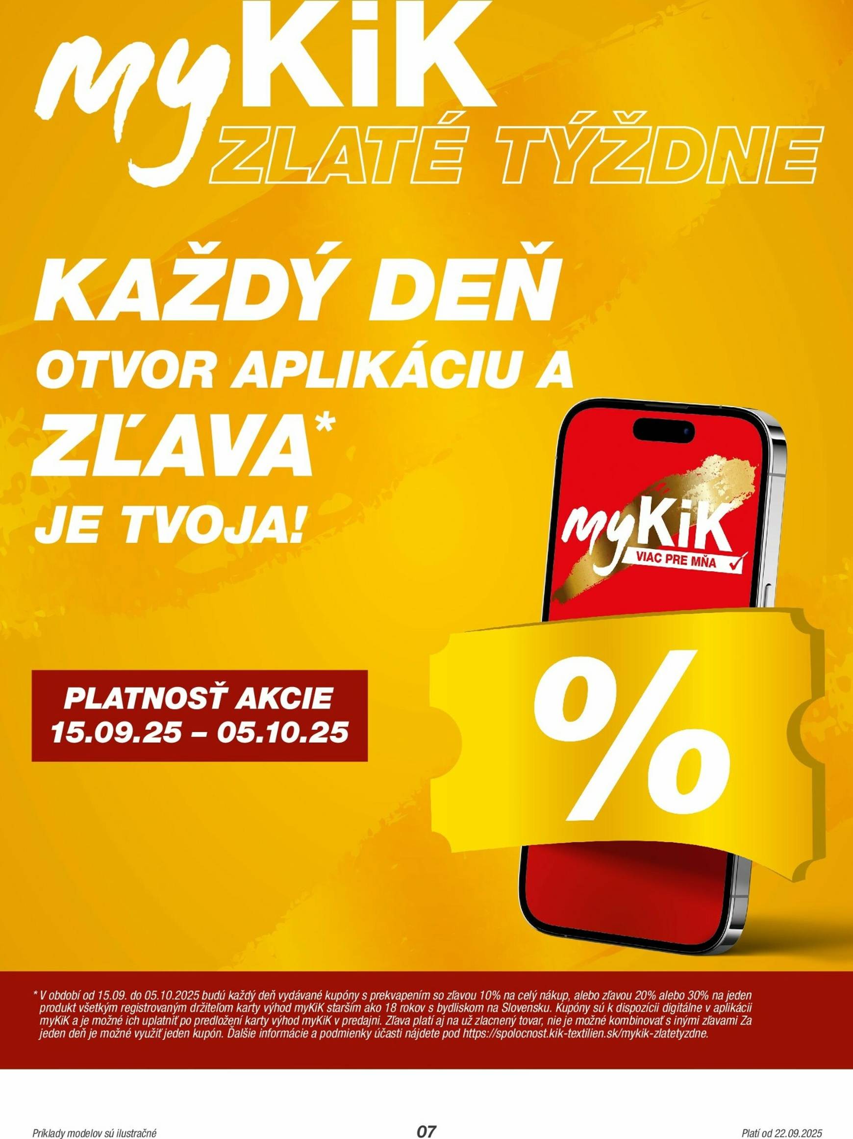 Page 7 of Aktuálny kik leták platný od pondelka 22.09 do 12.10
