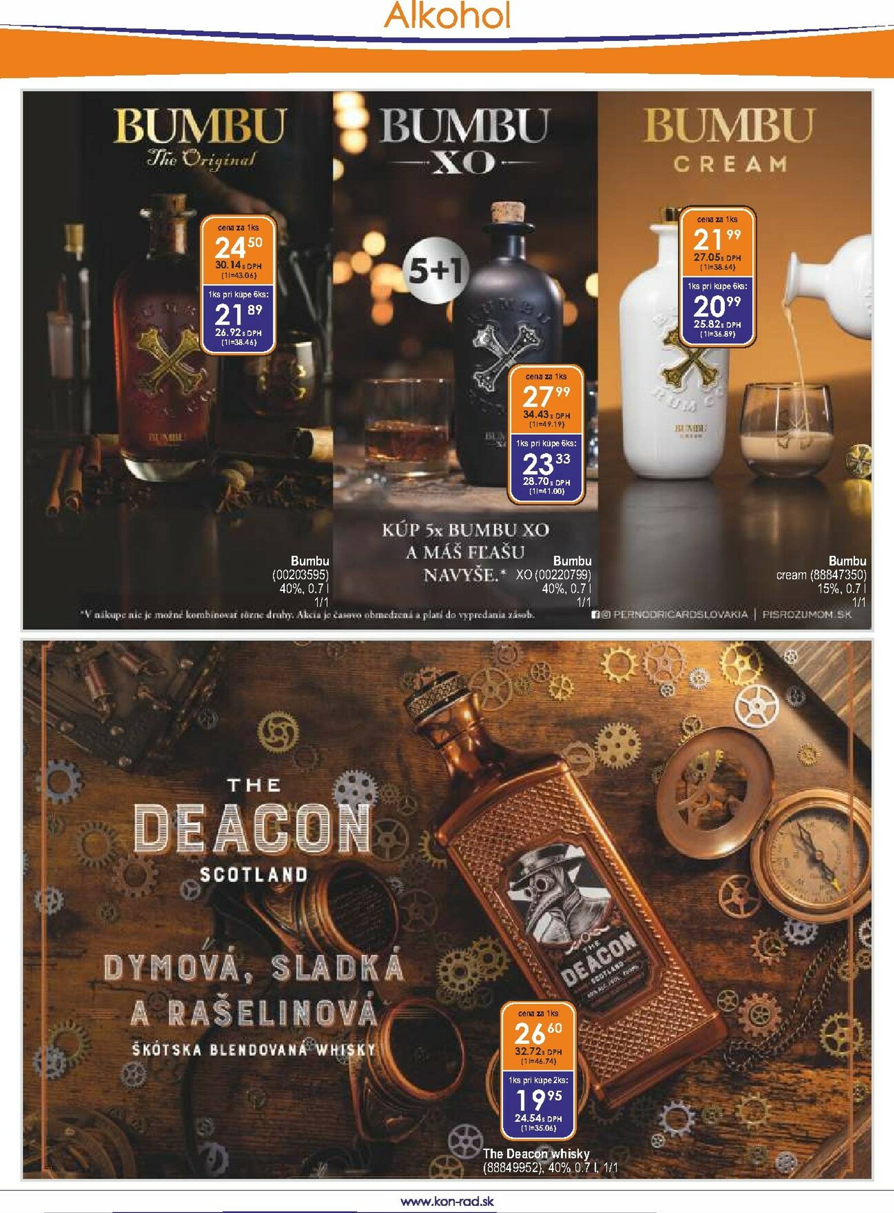 Page 5 of Aktuálny kon-rad leták platný od stredy 01.10 do 31.10