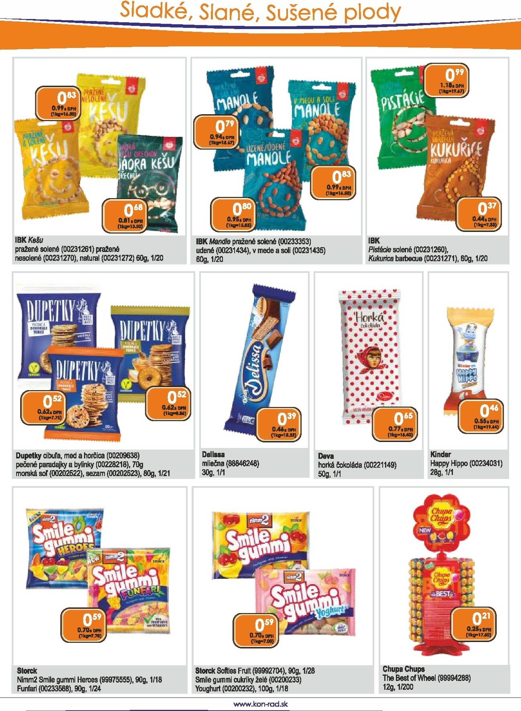 Page 30 of Aktuálny kon-rad leták platný od stredy 01.10 do 31.10