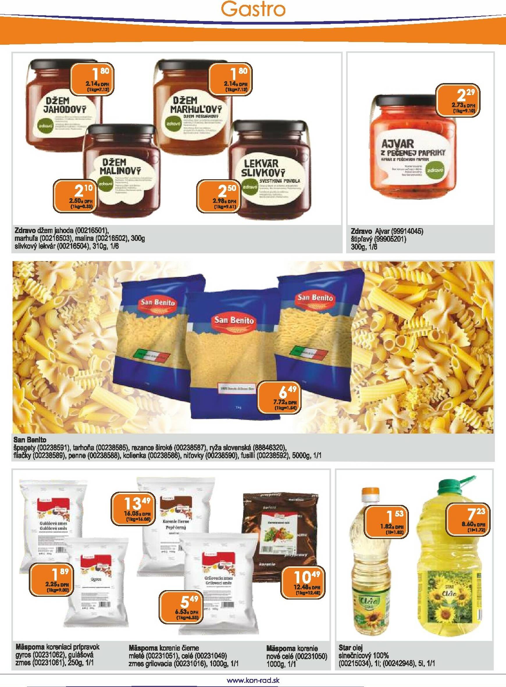 Page 34 of Aktuálny kon-rad leták platný od stredy 01.10 do 31.10