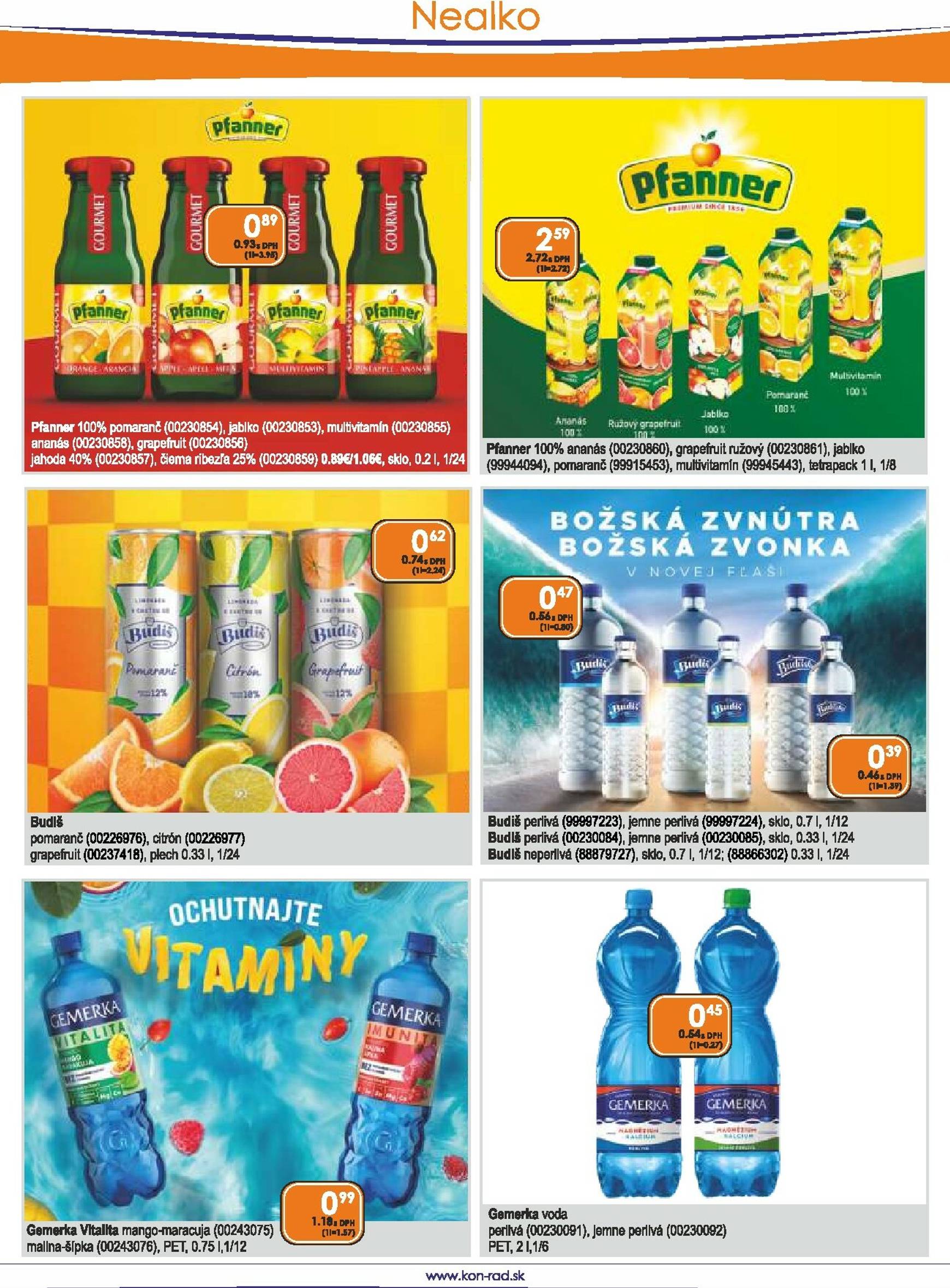 Page 24 of Aktuálny kon-rad leták platný od stredy 01.10 do 31.10