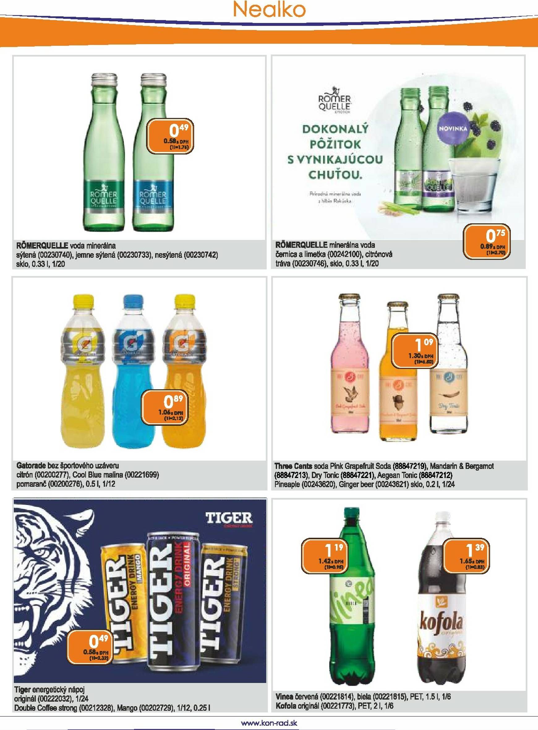 Page 25 of Aktuálny kon-rad leták platný od stredy 01.10 do 31.10