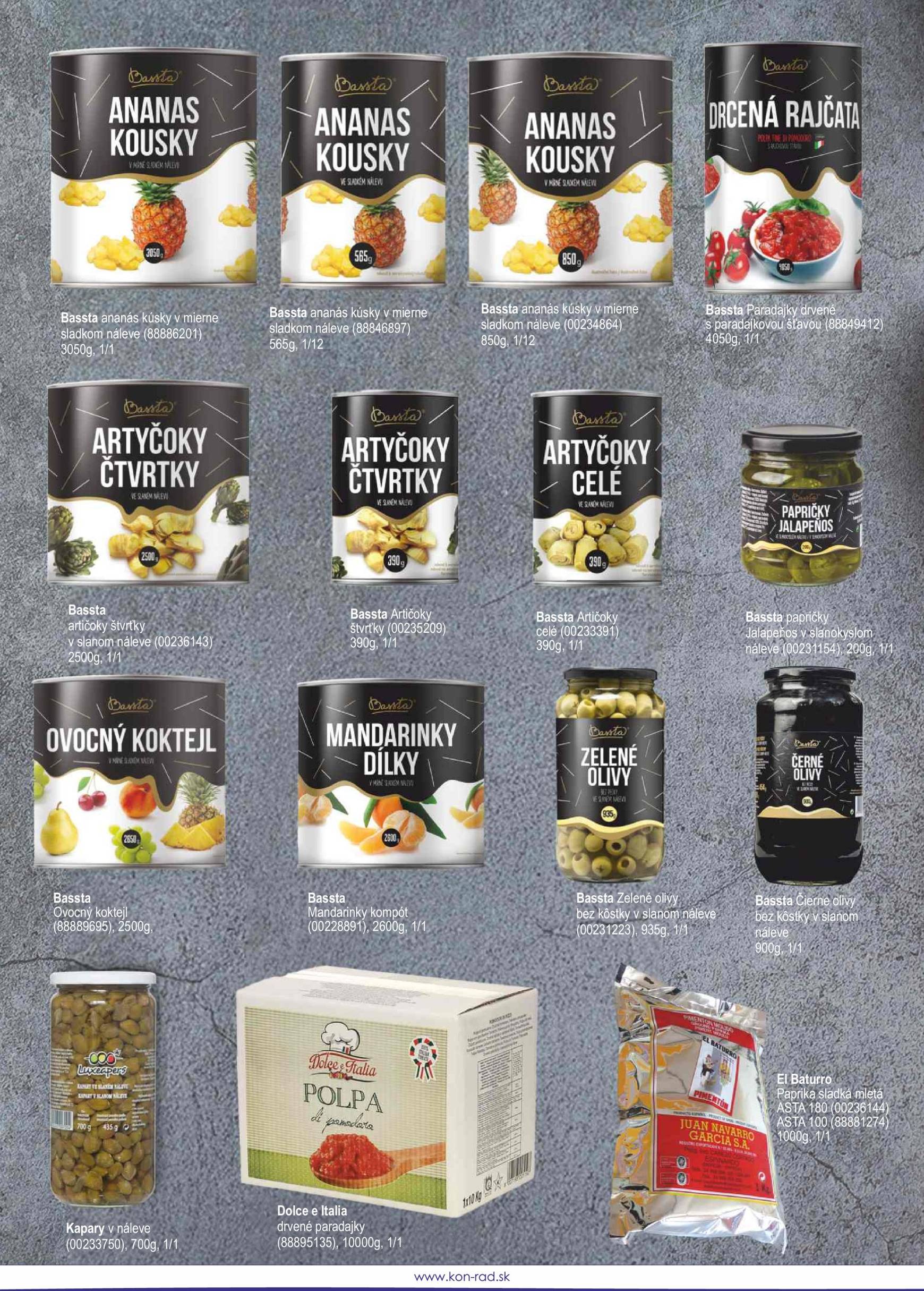 Page 50 of Aktuálny kon-rad leták platný od štvrtka 01.05 do 31.12