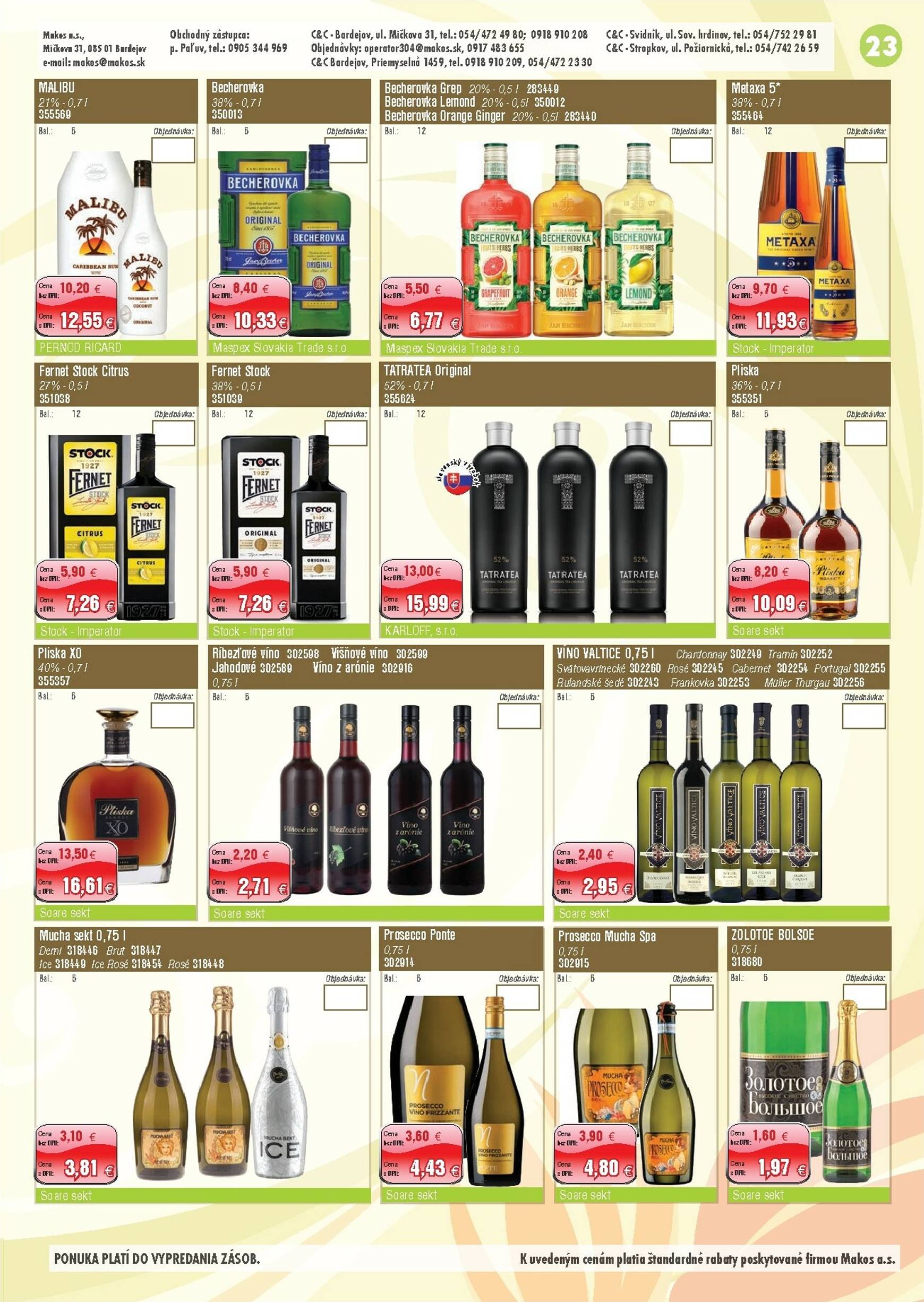 Page 23 of Aktuálny makos leták platný od pondelka 29.09 do 02.11