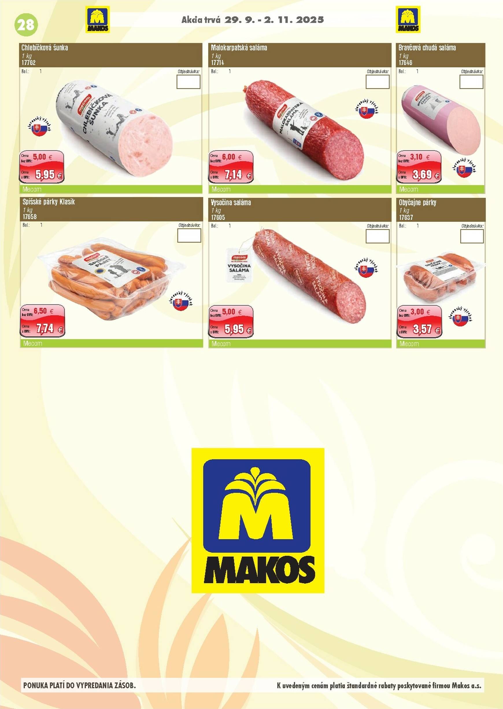 Page 28 of Aktuálny makos leták platný od pondelka 29.09 do 02.11
