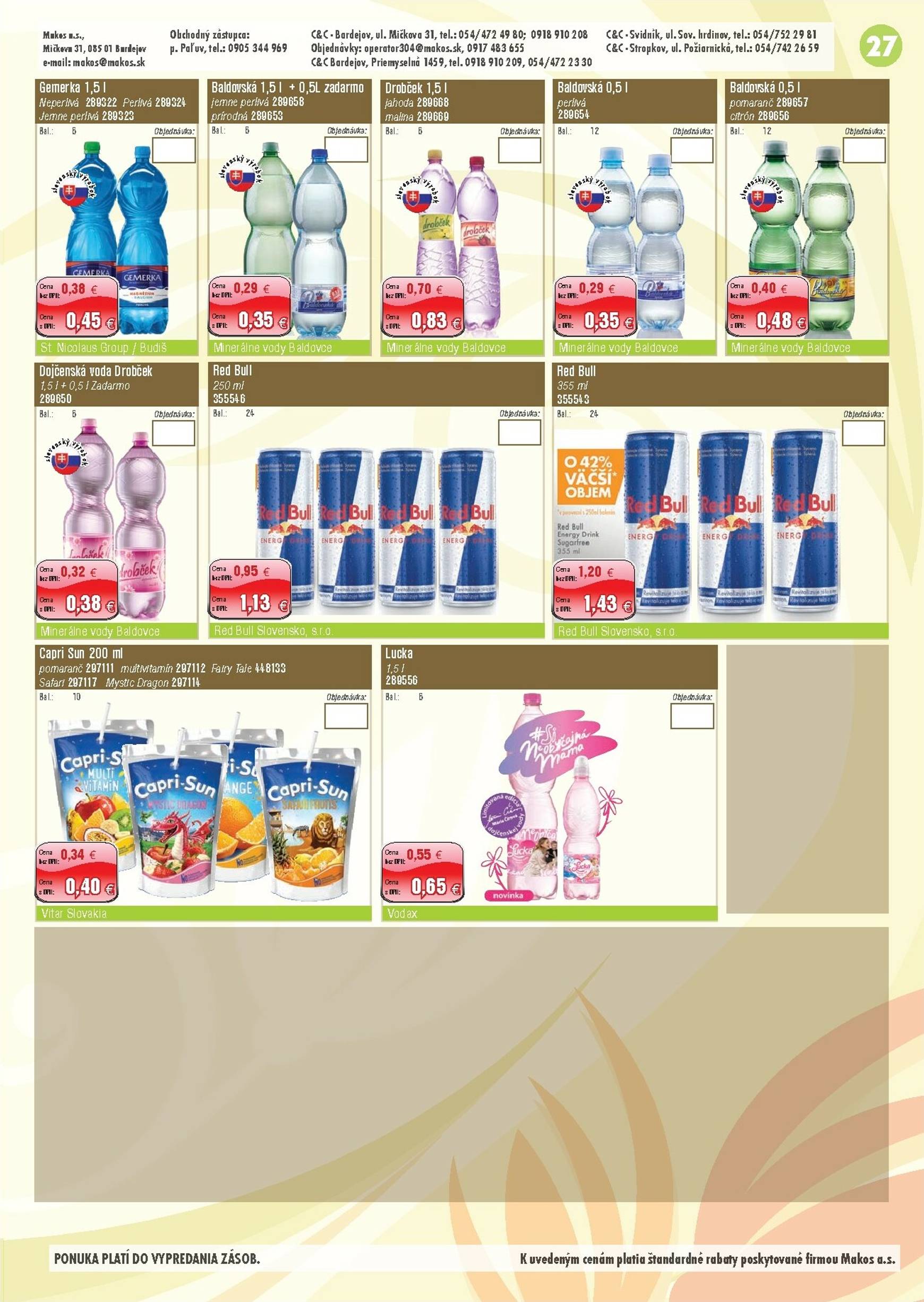 Page 27 of Aktuálny makos leták platný od pondelka 29.09 do 02.11