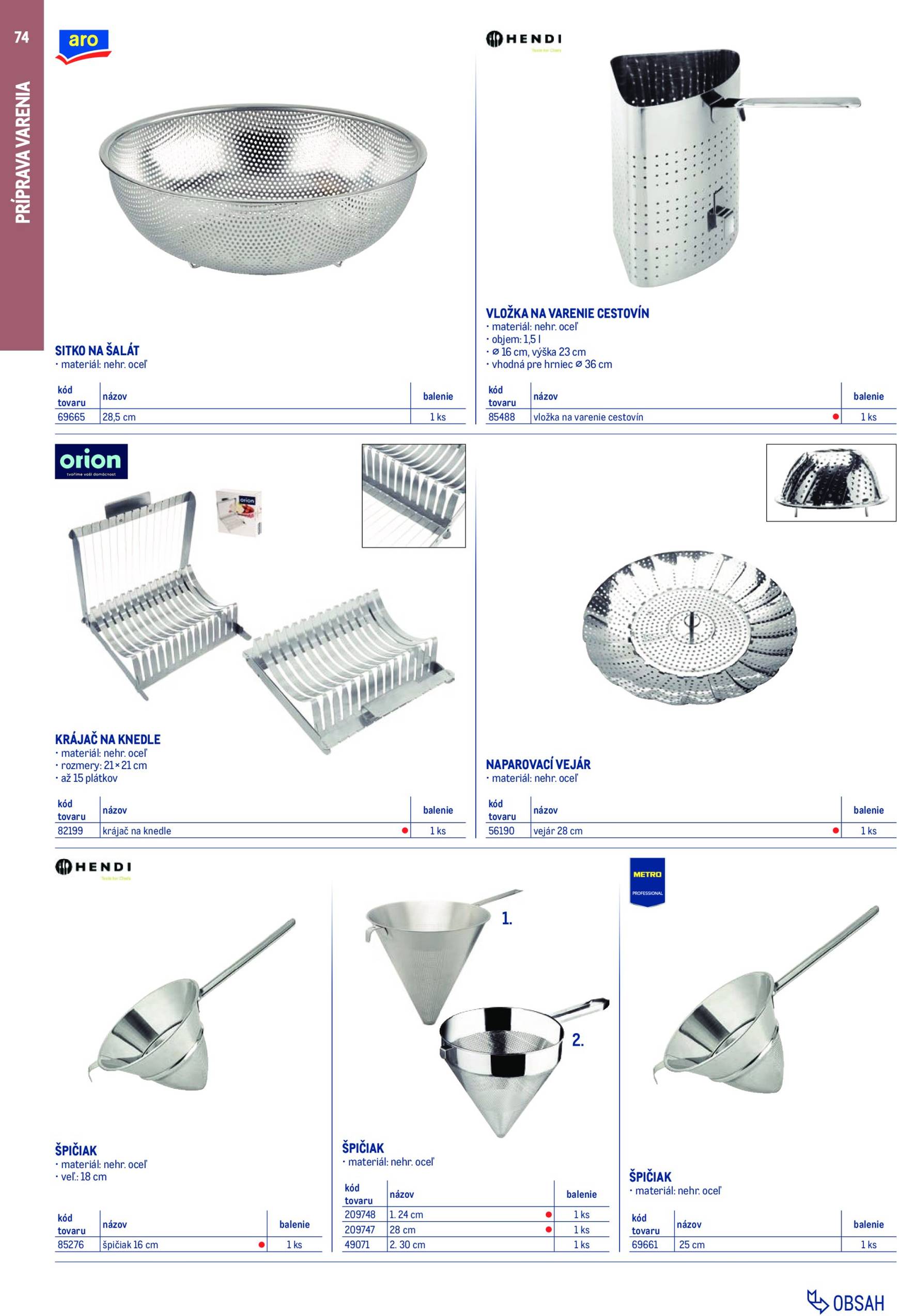 Page 74 of Aktuálny metro leták platný od nedele 01.02 do 31.01