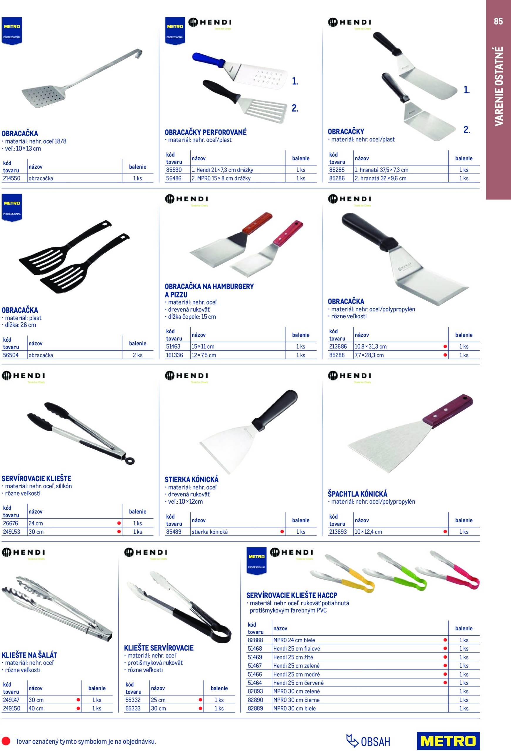 Page 85 of Aktuálny metro leták platný od nedele 01.02 do 31.01