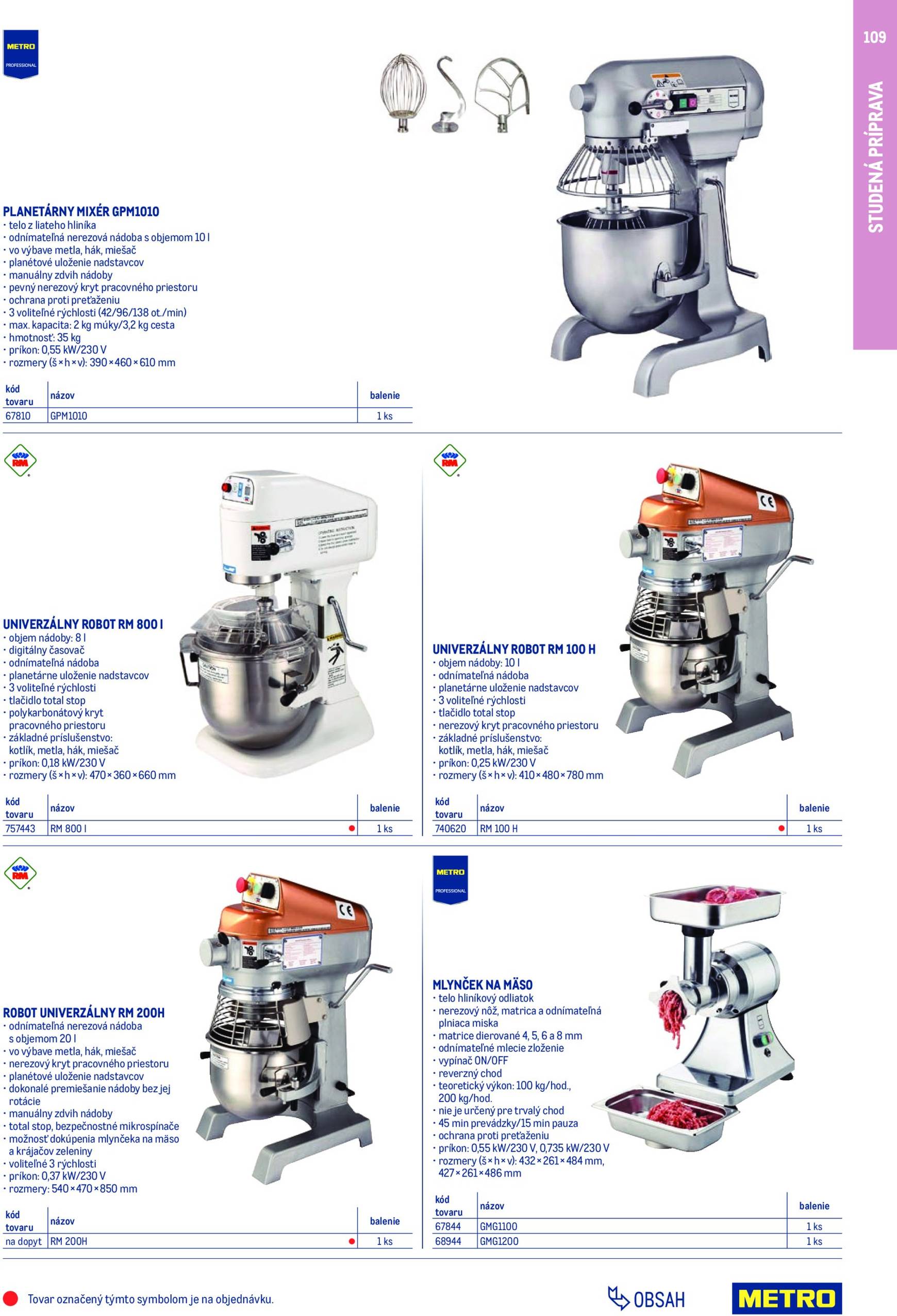 Page 109 of Aktuálny metro leták platný od nedele 01.02 do 31.01