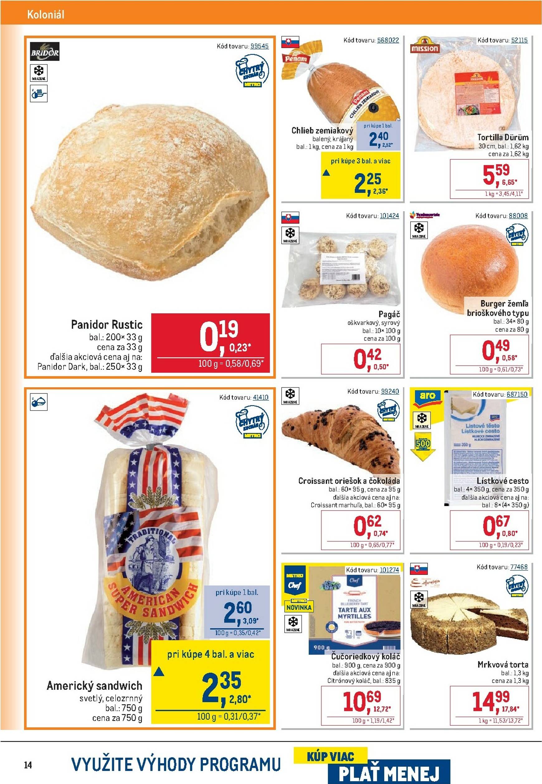 Page 14 of Aktuálny metro leták platný od stredy 10.09 do 07.10