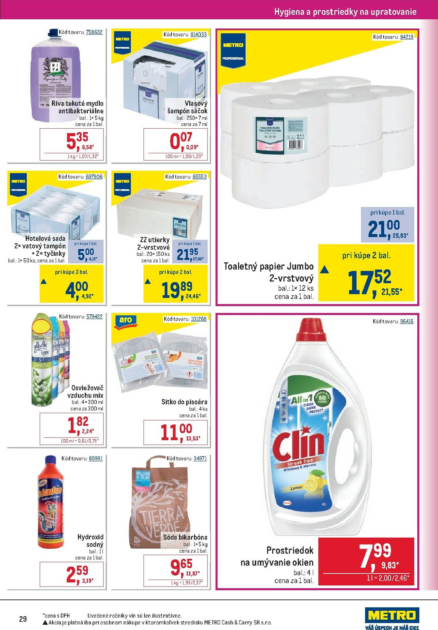 Page 29 of Aktuálny metro leták platný od stredy 10.09 do 07.10