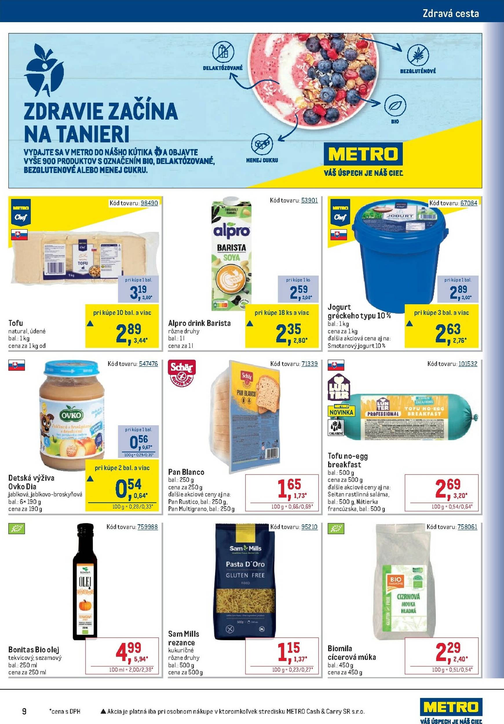 Page 9 of Aktuálny metro leták platný od stredy 10.09 do 07.10