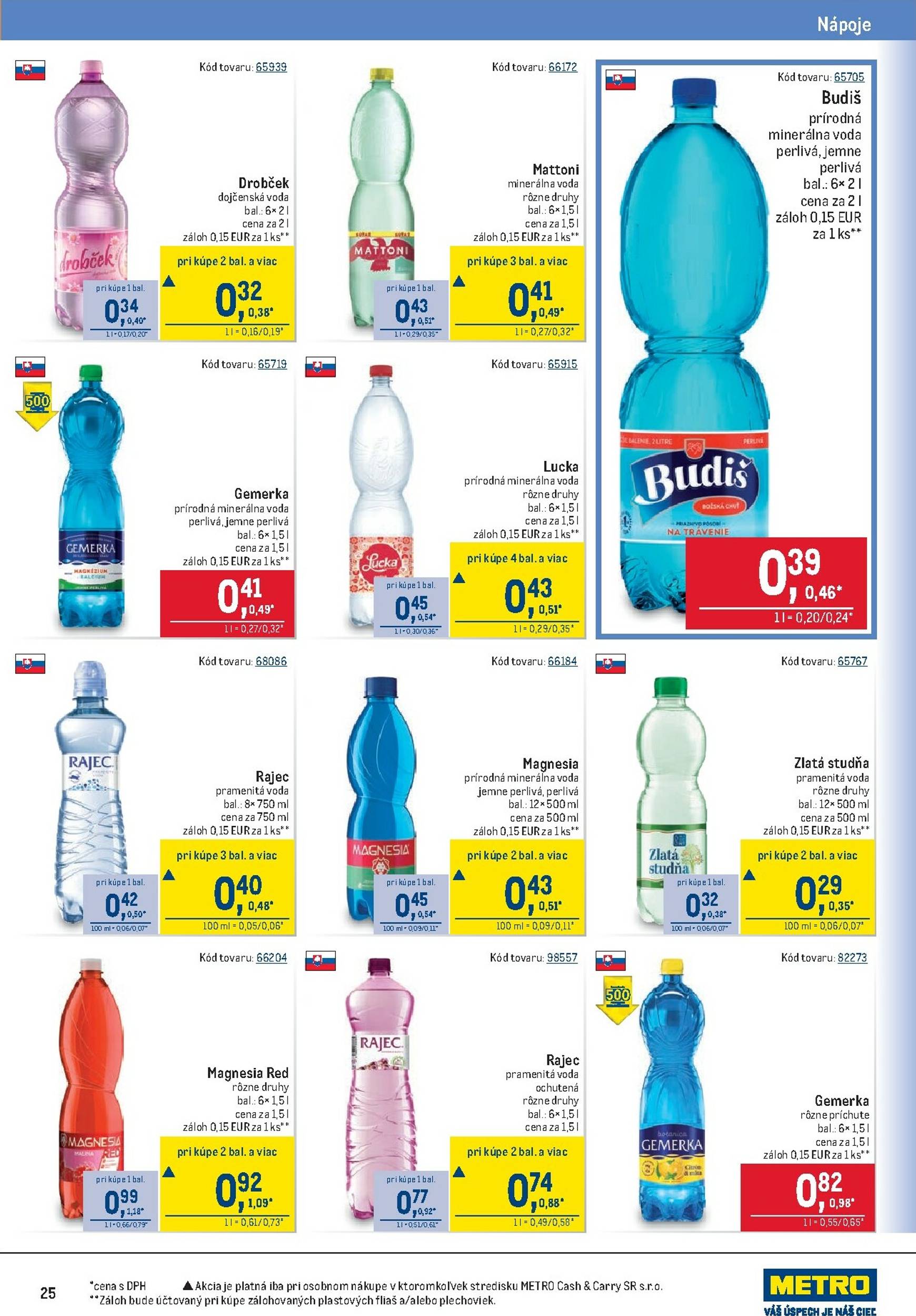 Page 25 of Aktuálny metro leták platný od stredy 24.09 do 07.10