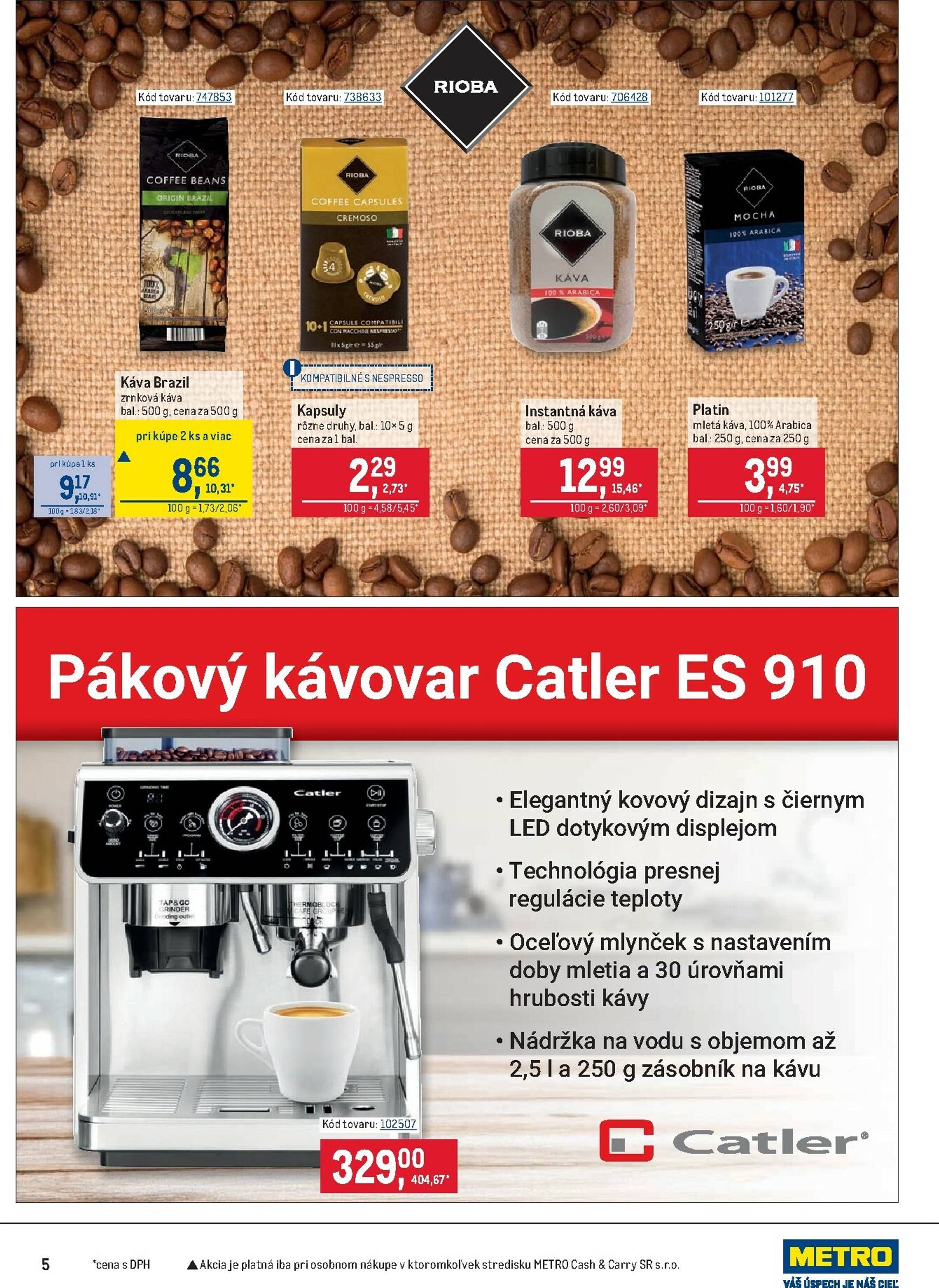 Page 5 of Aktuálny metro leták platný od stredy 24.09 do 07.10