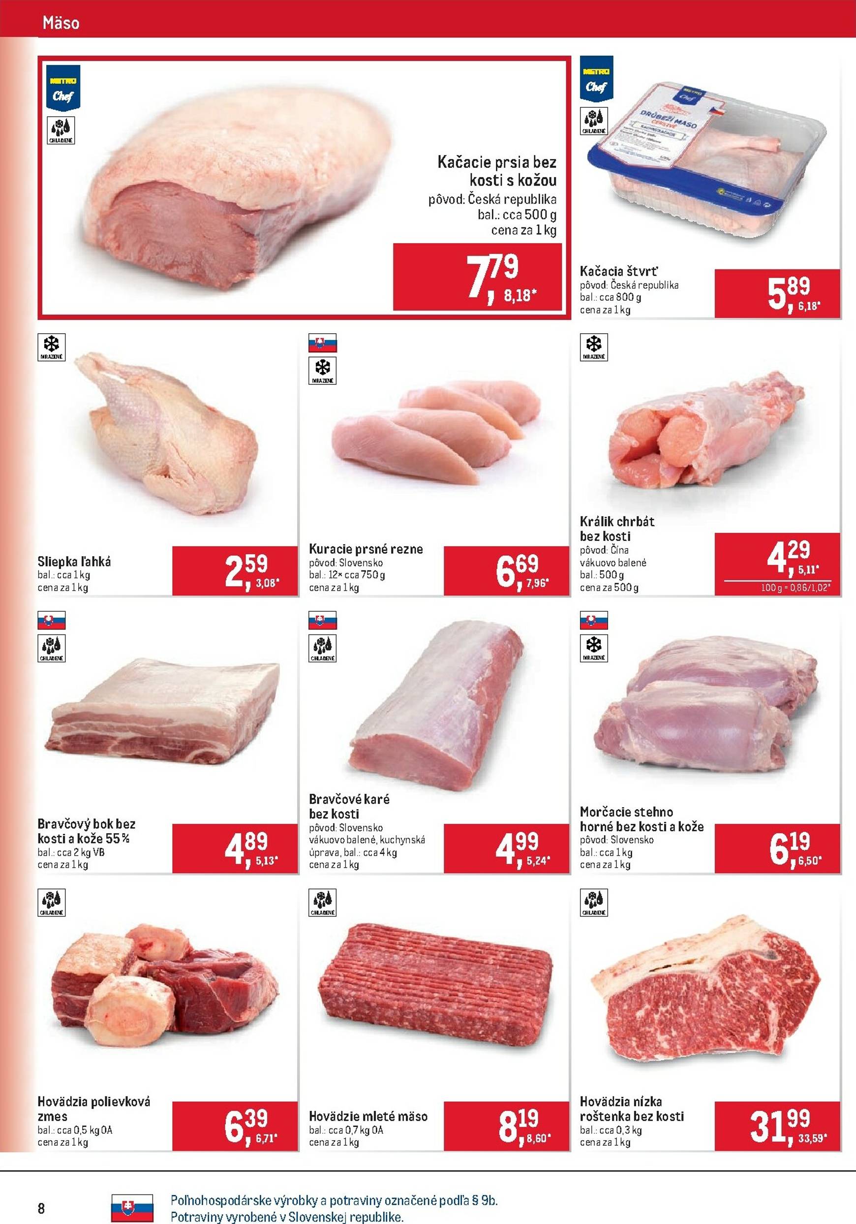 Page 8 of Aktuálny metro leták platný od stredy 24.09 do 07.10