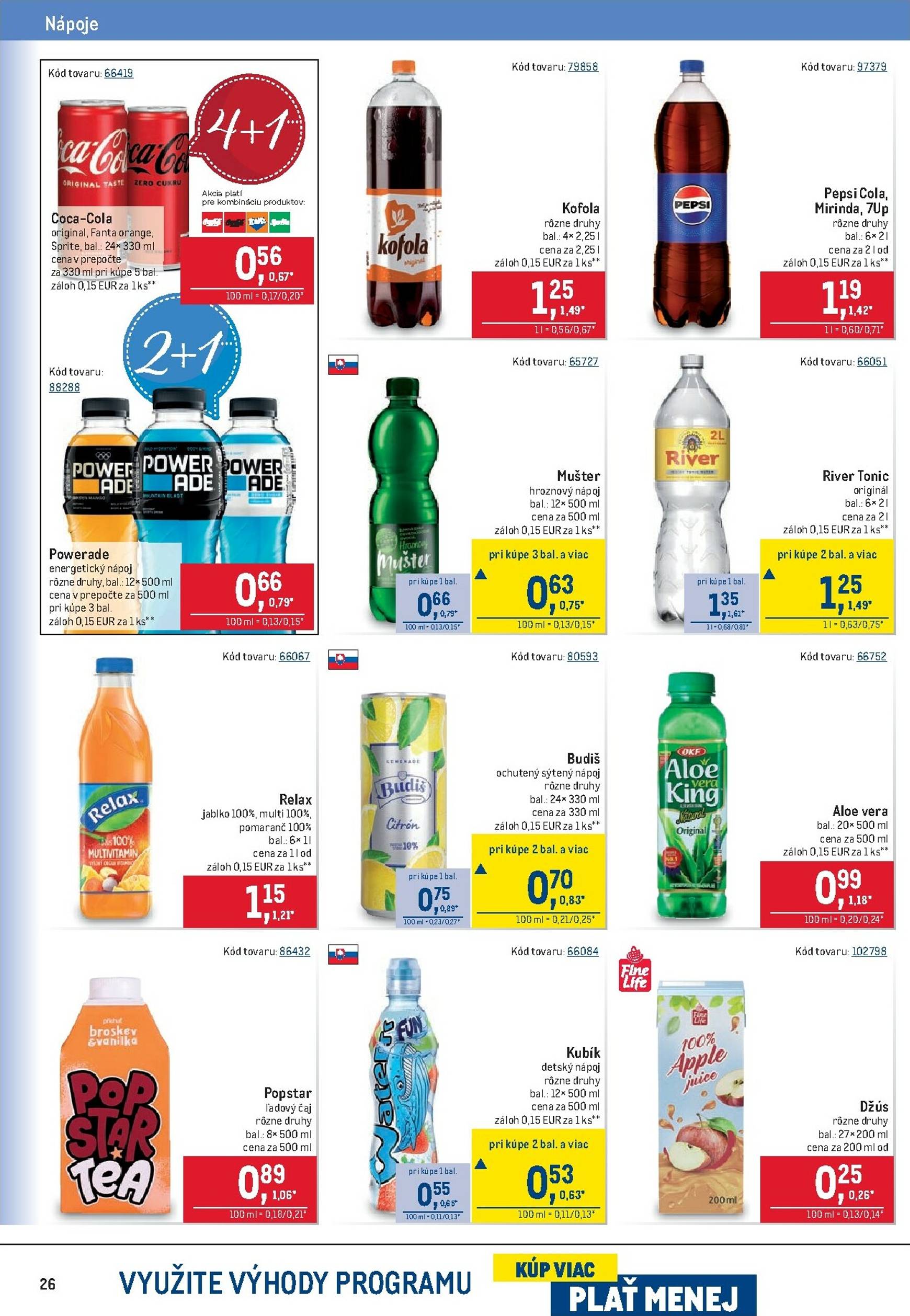 Page 26 of Aktuálny metro leták platný od stredy 24.09 do 07.10