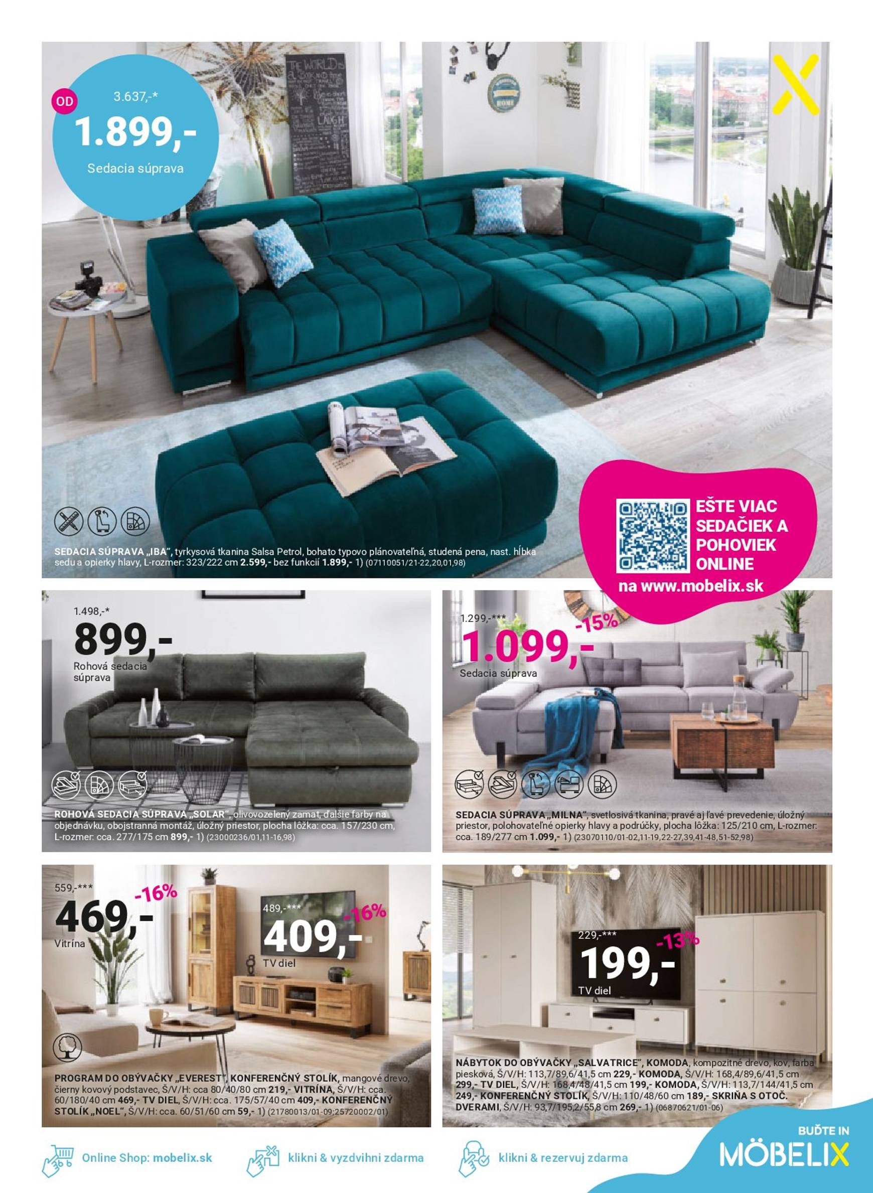 Page 7 of Aktuálny mobelix leták platný od pondelka 08.09 do 12.10
