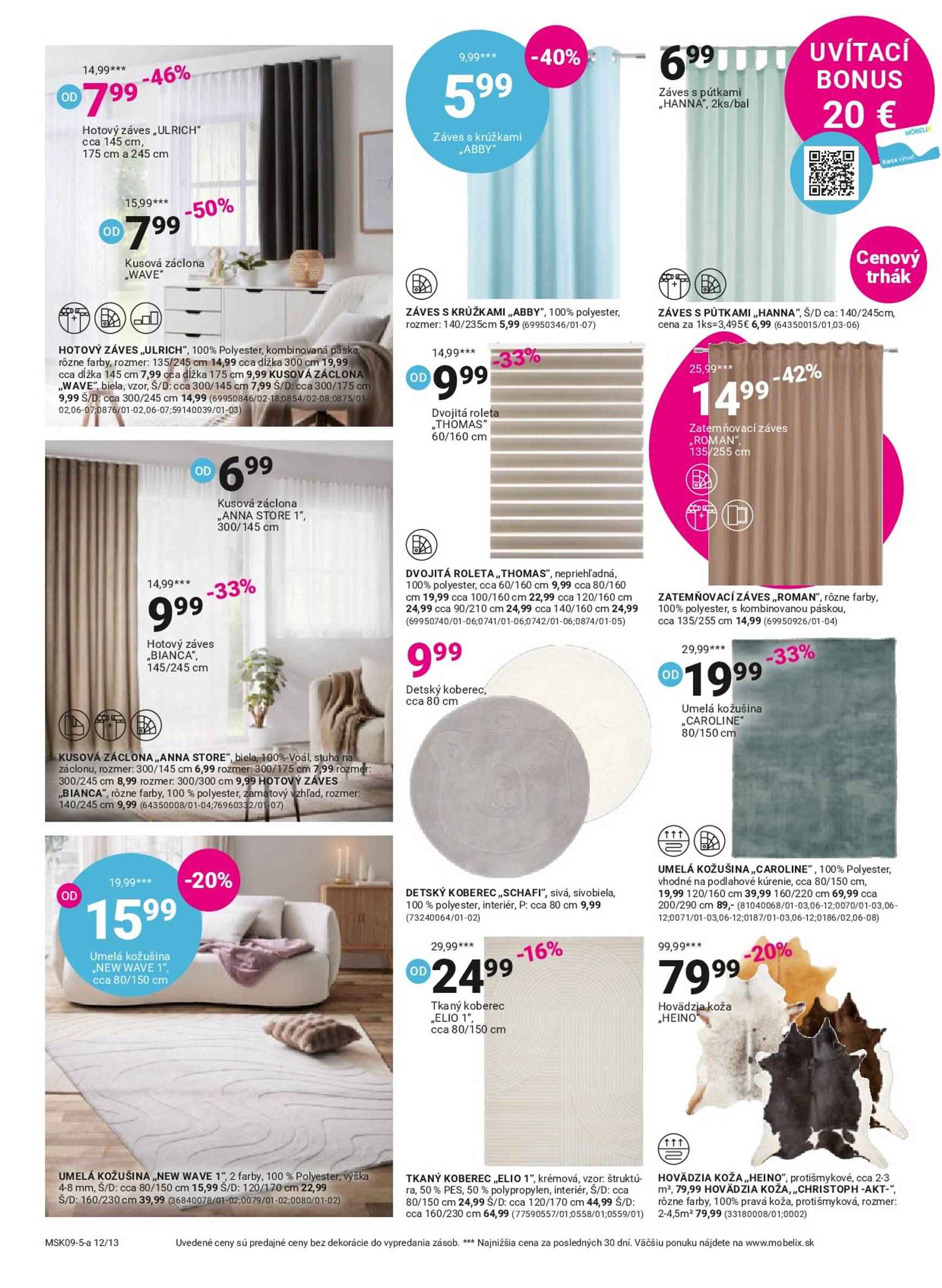 Page 12 of Aktuálny mobelix leták platný od pondelka 08.09 do 12.10