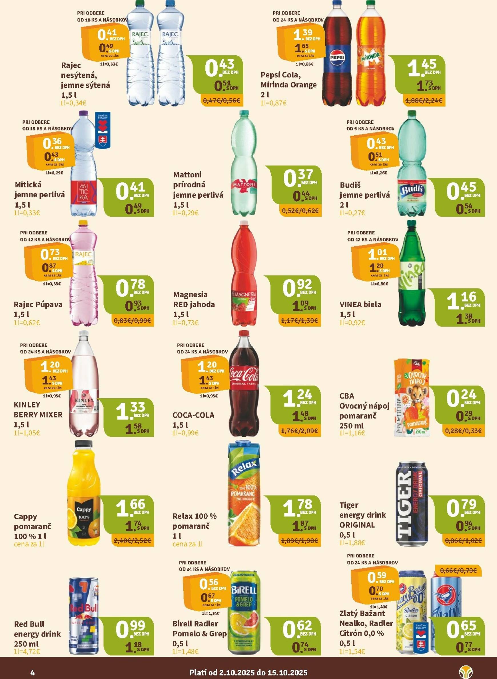 Page 4 of Aktuálny nitrazdroj leták platný od štvrtka 02.10 do 15.10