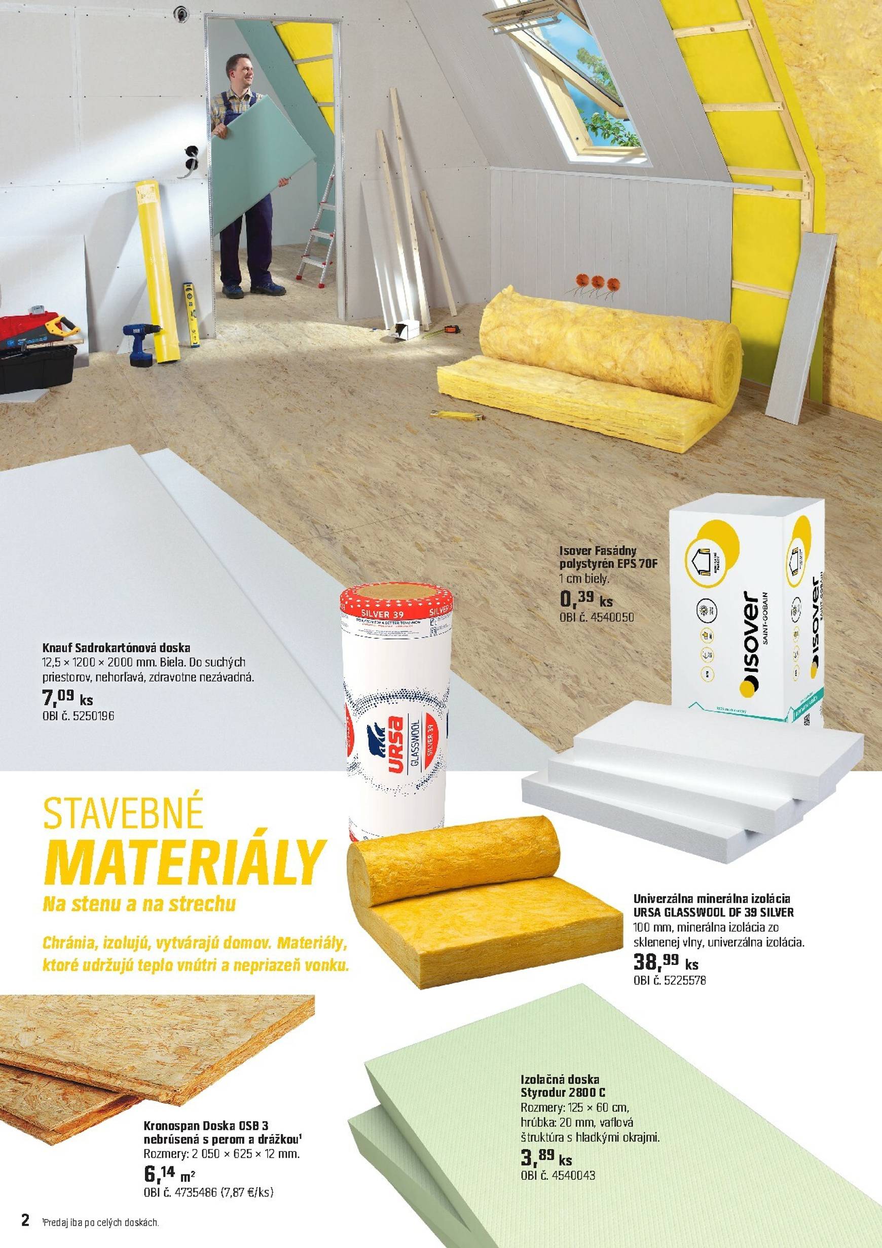 Page 2 of Aktuálny obi leták platný od pondelka 15.09 do 15.11